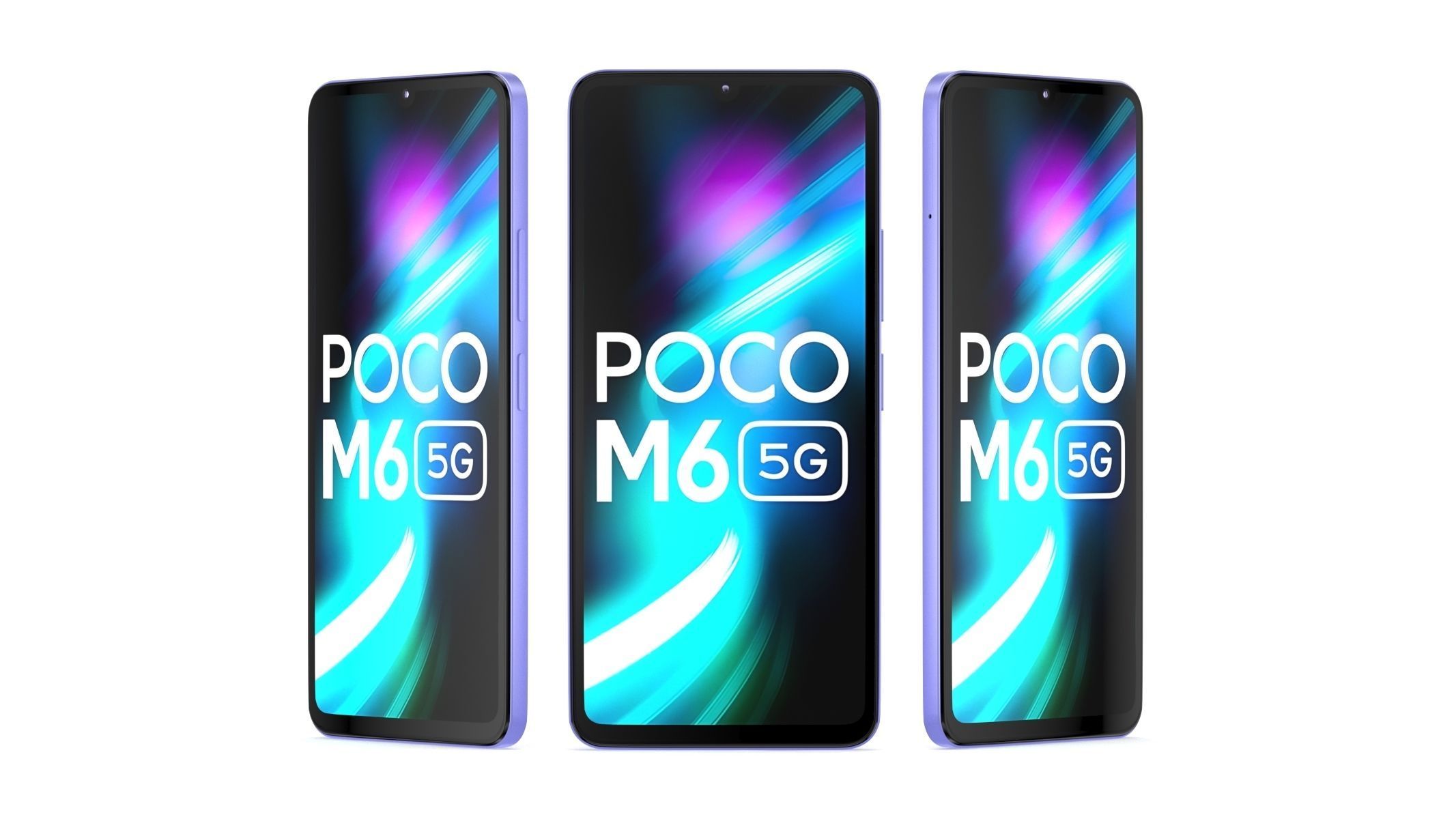 Xiaomi Poco M6 Purple 3D model_7