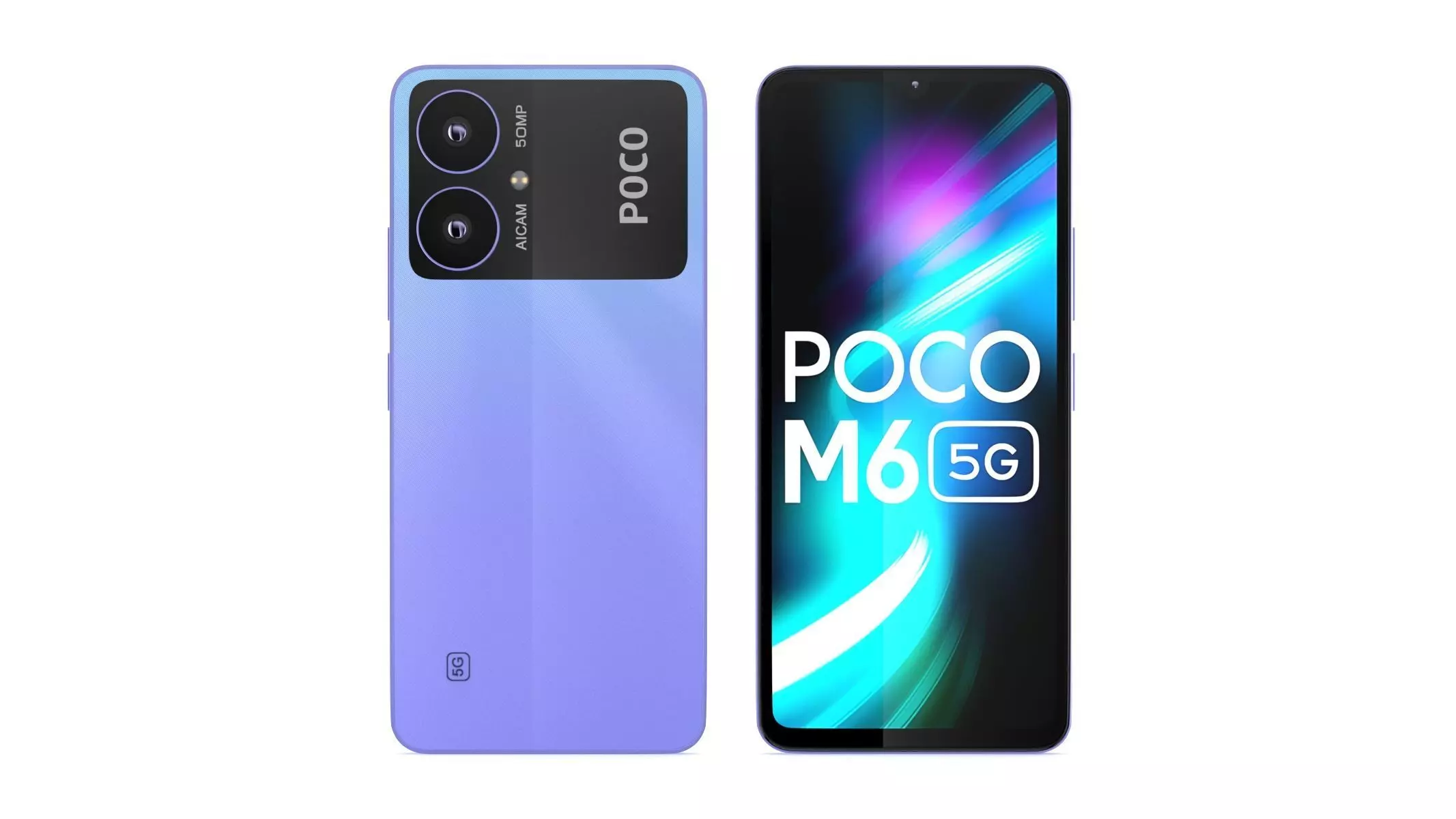 Xiaomi Poco M6 Purple 3D model_0