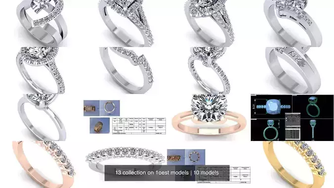 13 collection on 1oest models 