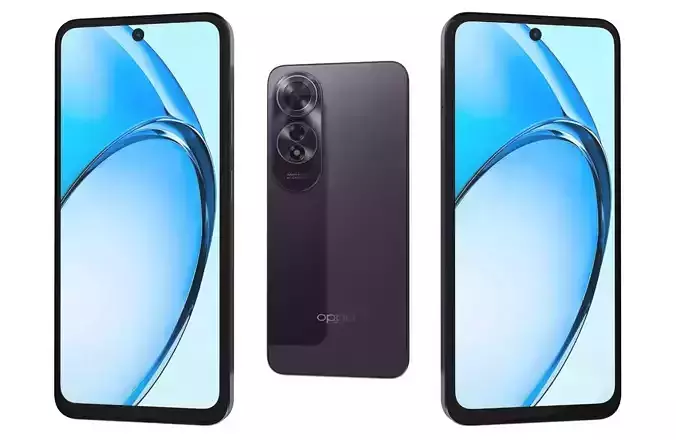Oppo A60 Midnight Purple 3D model