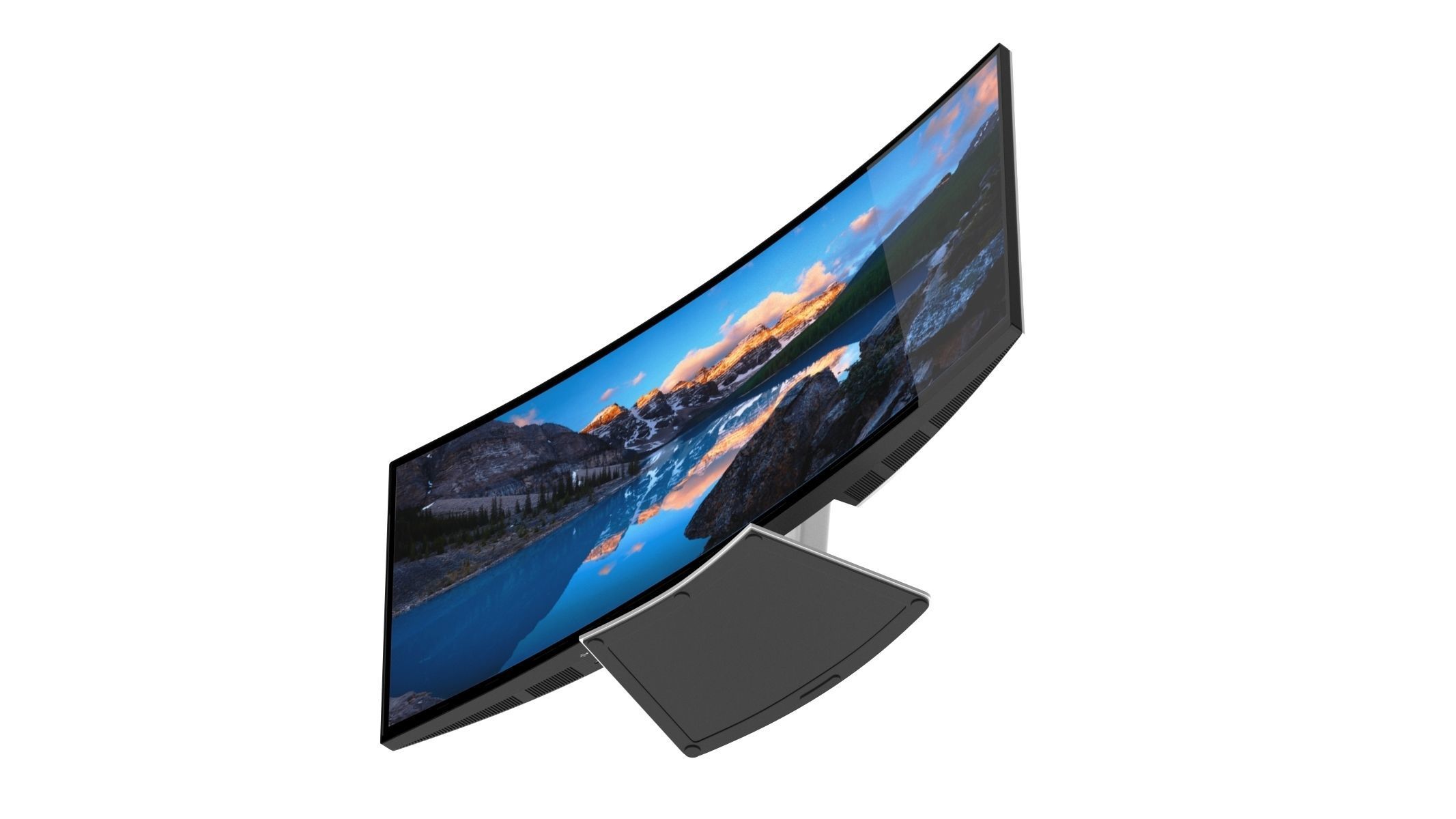 Dell UltraSharp 40 Curved WUHD Monitor 3D model_9