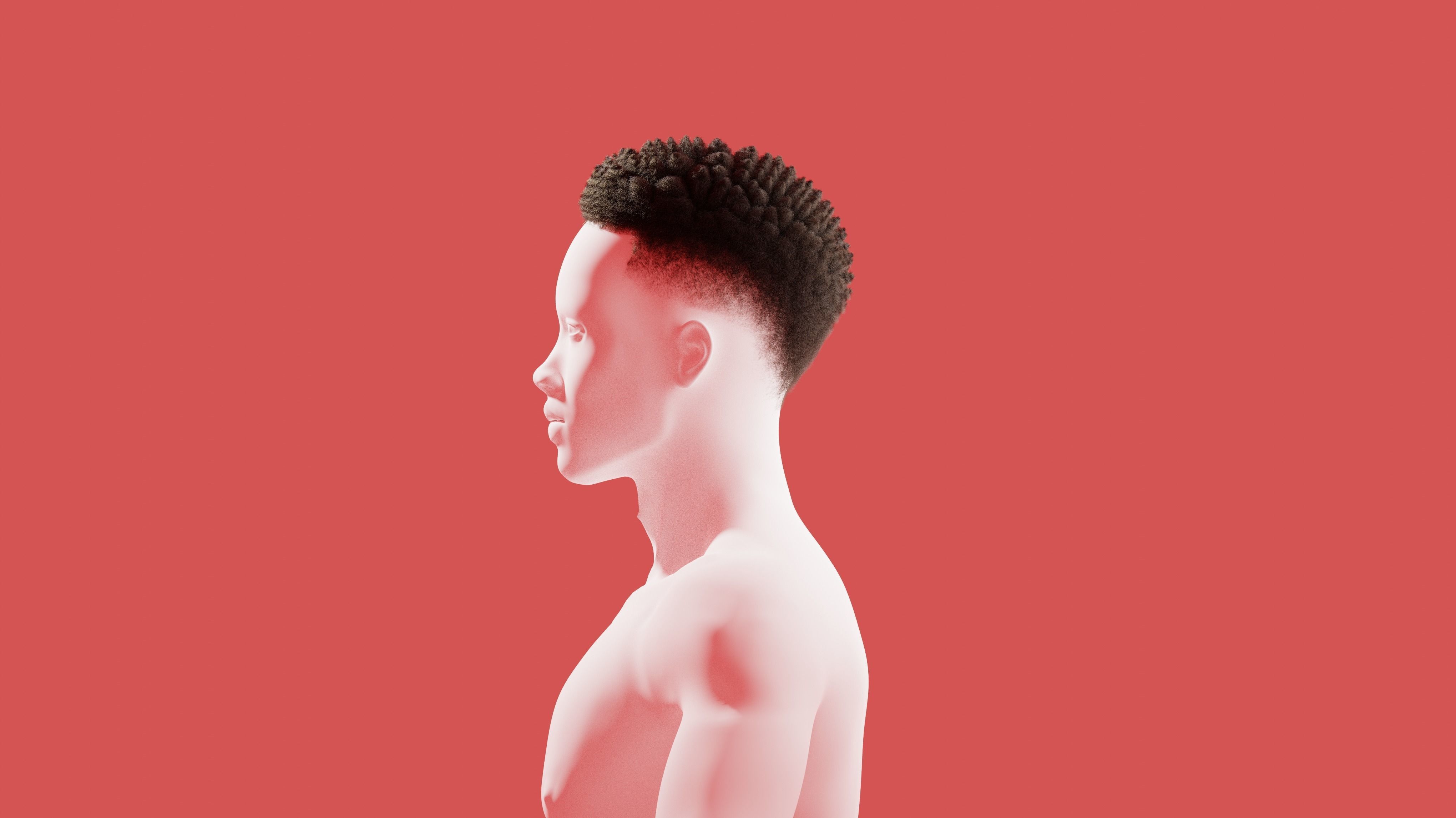Afro Curl Sponge Fade 3D model_4