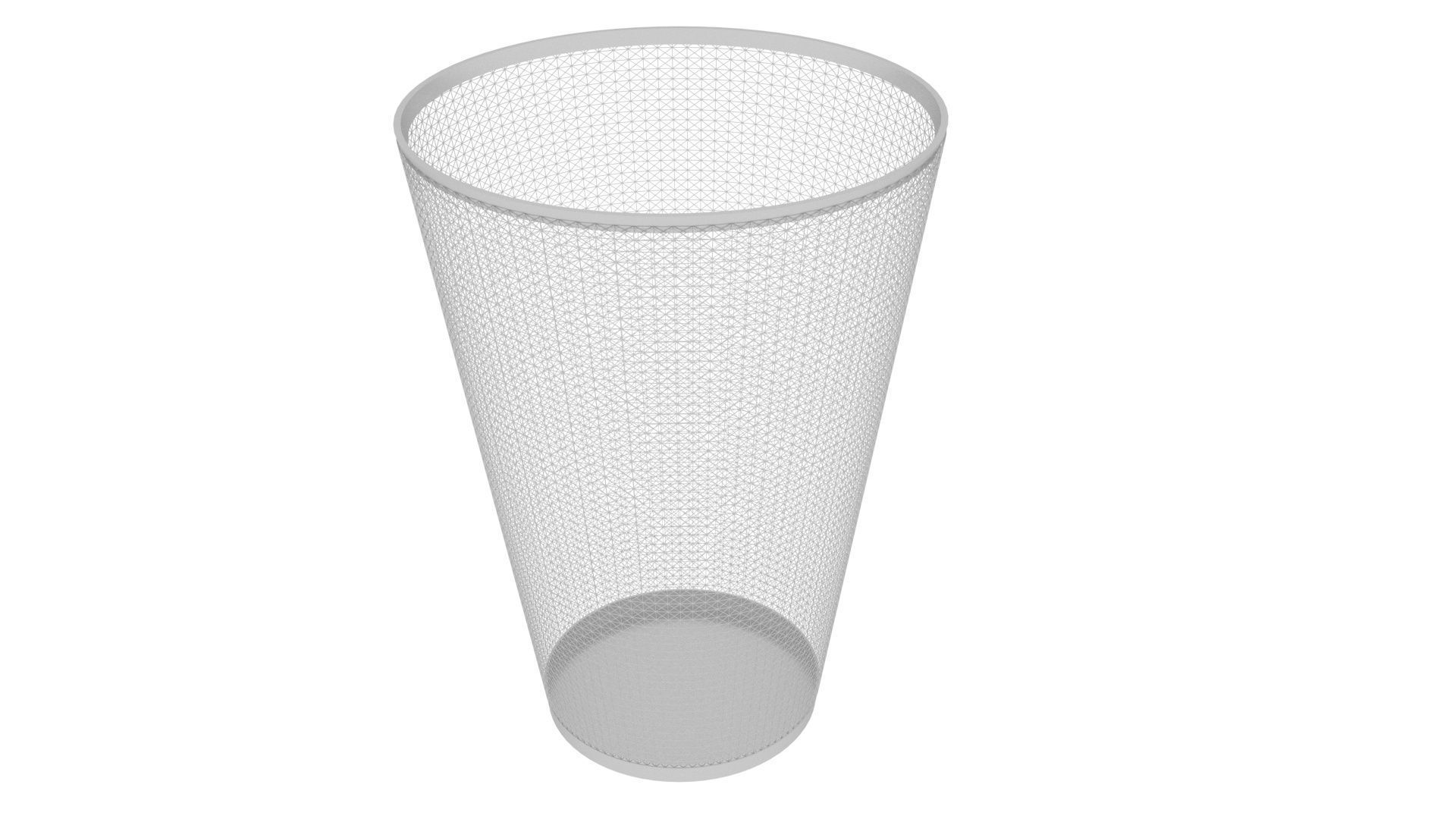 Metal Trash Bin 3D model_7