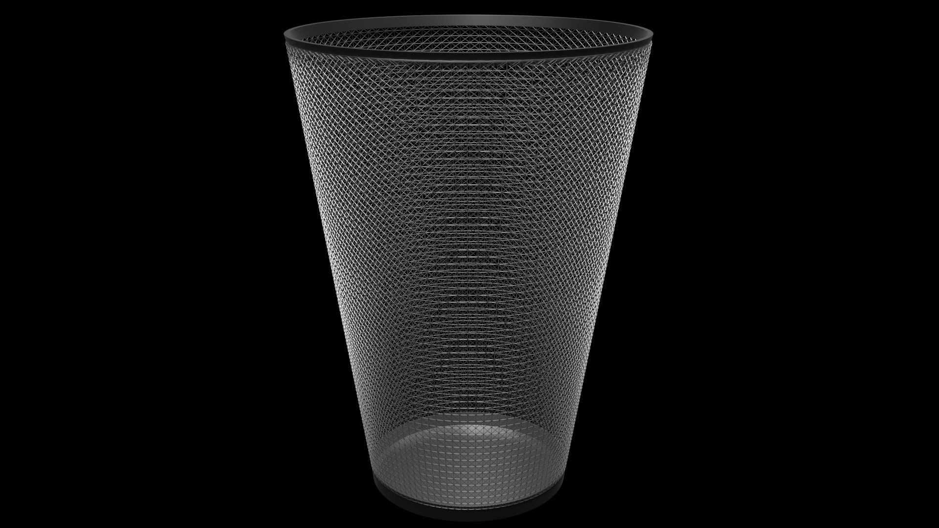 Metal Trash Bin 3D model_6