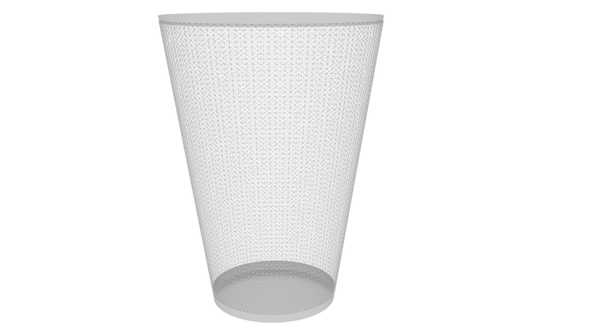Metal Trash Bin 3D model_11