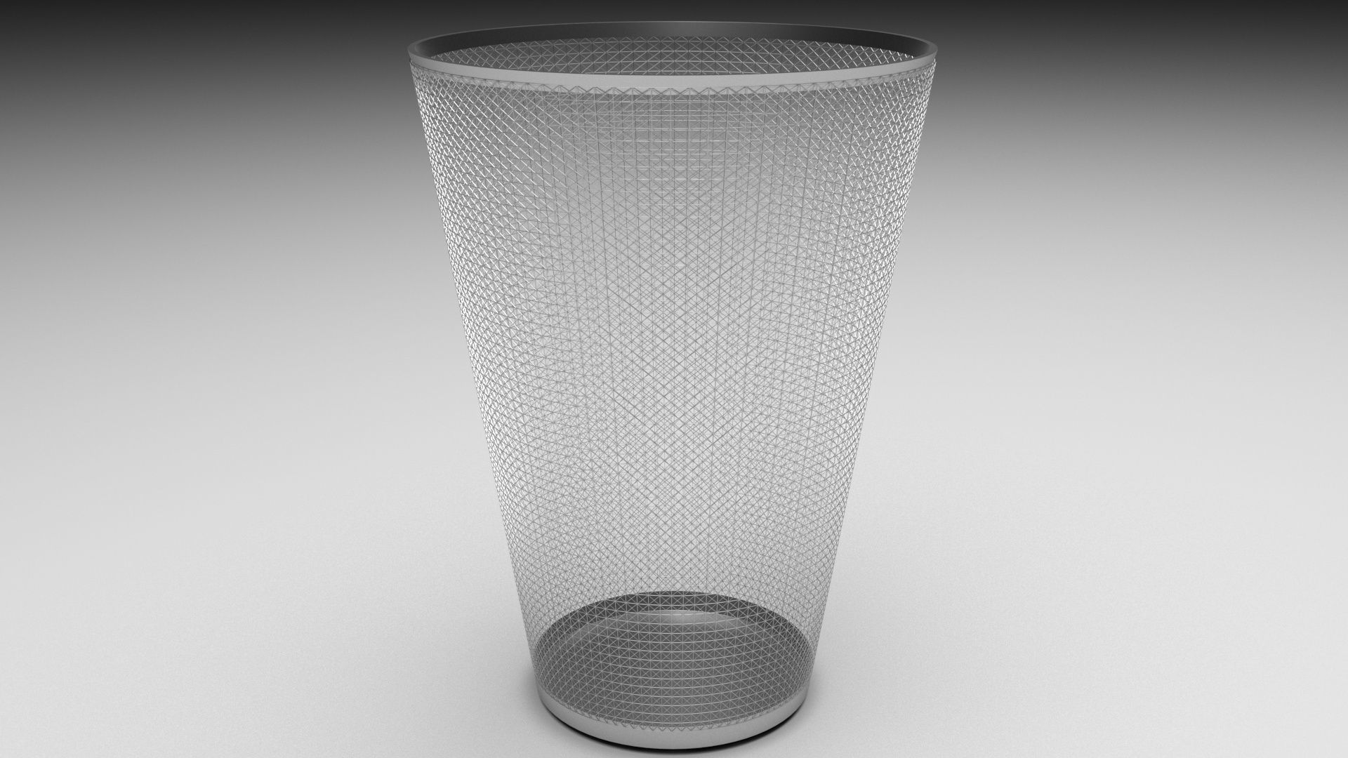 Metal Trash Bin 3D model_4