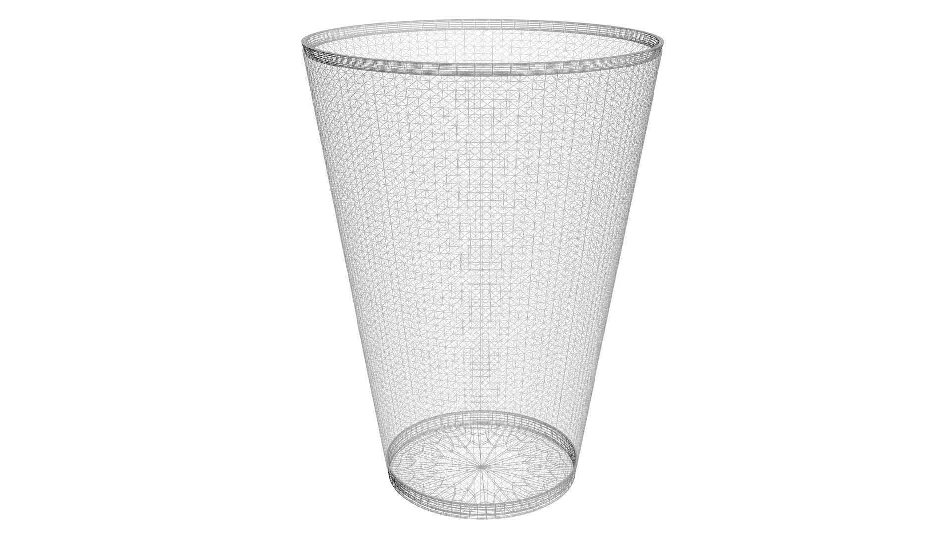 Metal Trash Bin 3D model_21
