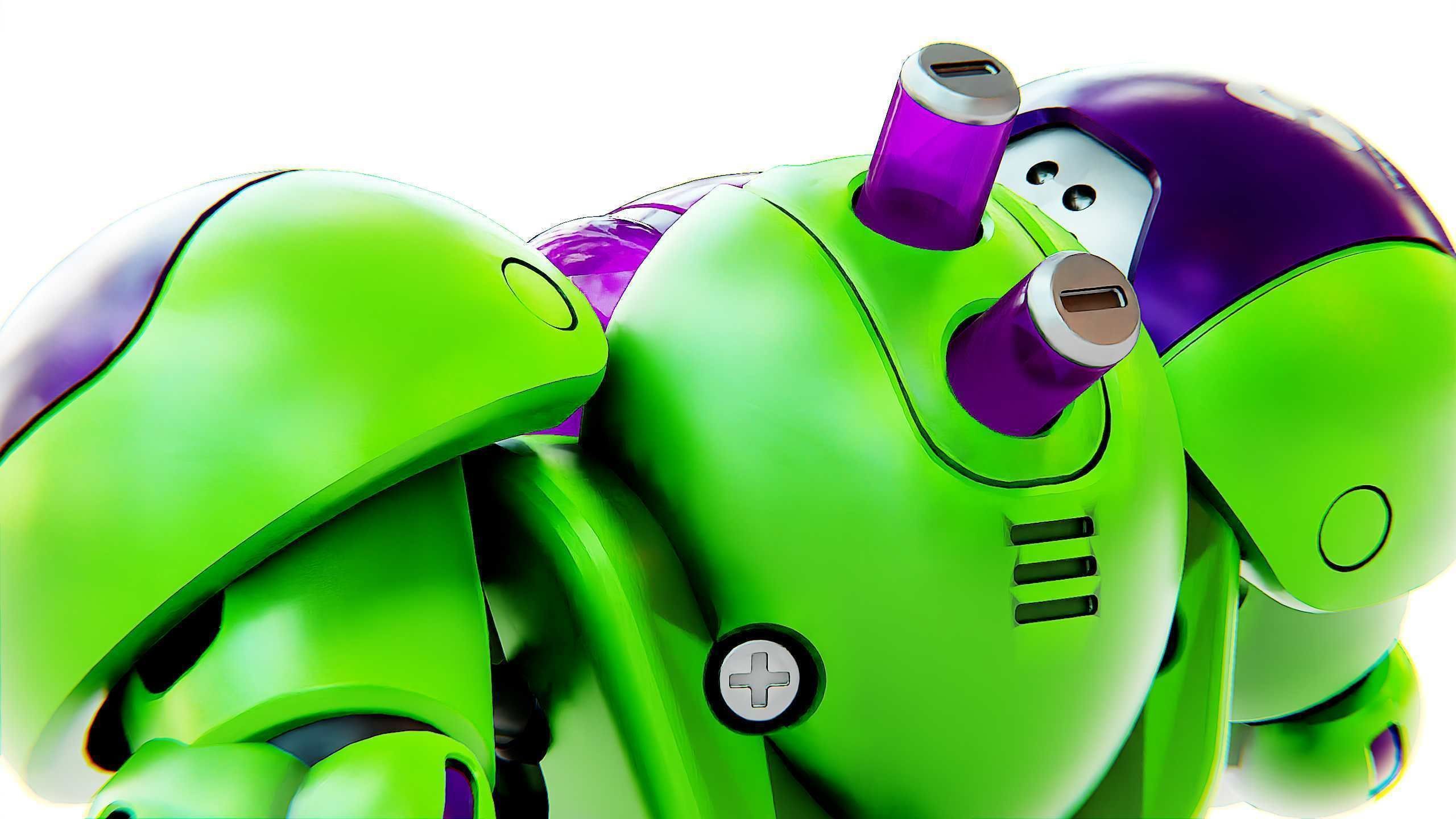 TOY BOT CYCLON B  Rigged for Unreal Engine - Unity - MIXAMO  3D model_29