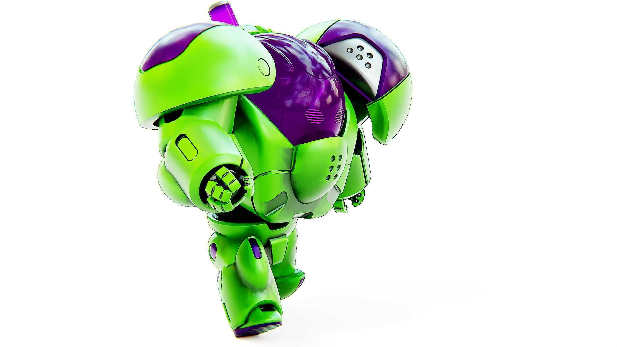 TOY BOT CYCLON B  Rigged for Unreal Engine - Unity - MIXAMO  3D model_5