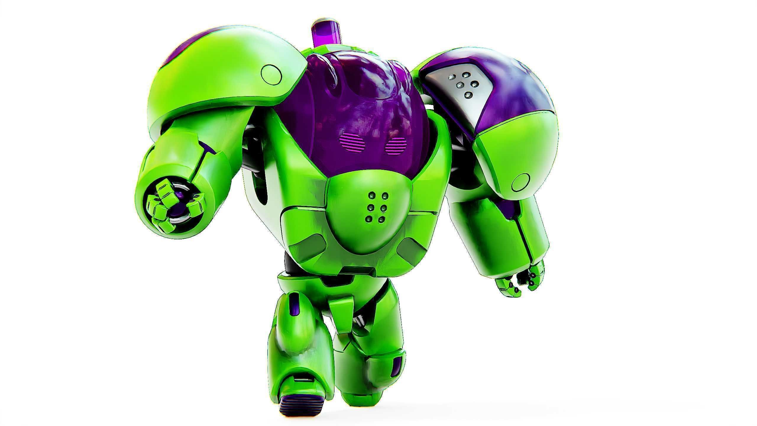 TOY BOT CYCLON B  Rigged for Unreal Engine - Unity - MIXAMO  3D model_2