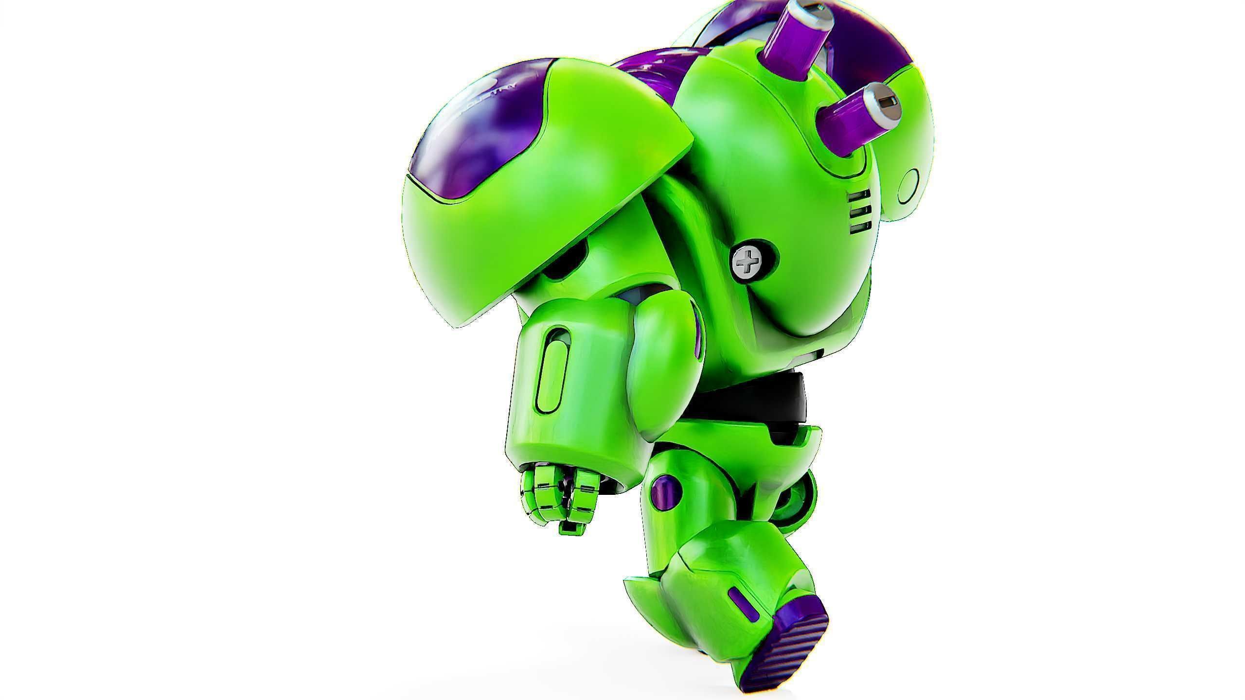 TOY BOT CYCLON B  Rigged for Unreal Engine - Unity - MIXAMO  3D model_19