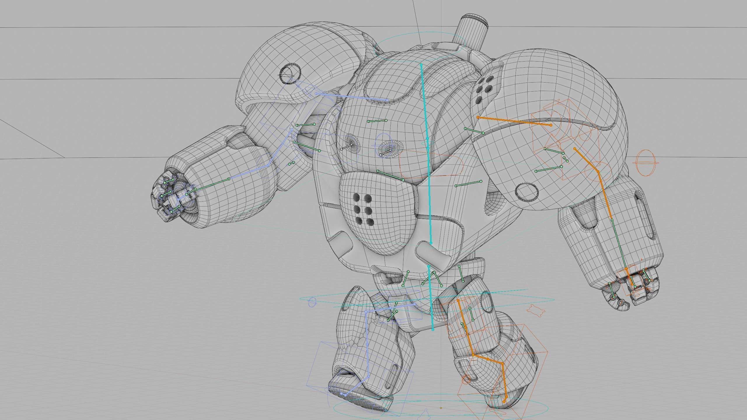 TOY BOT CYCLON B  Rigged for Unreal Engine - Unity - MIXAMO  3D model_40