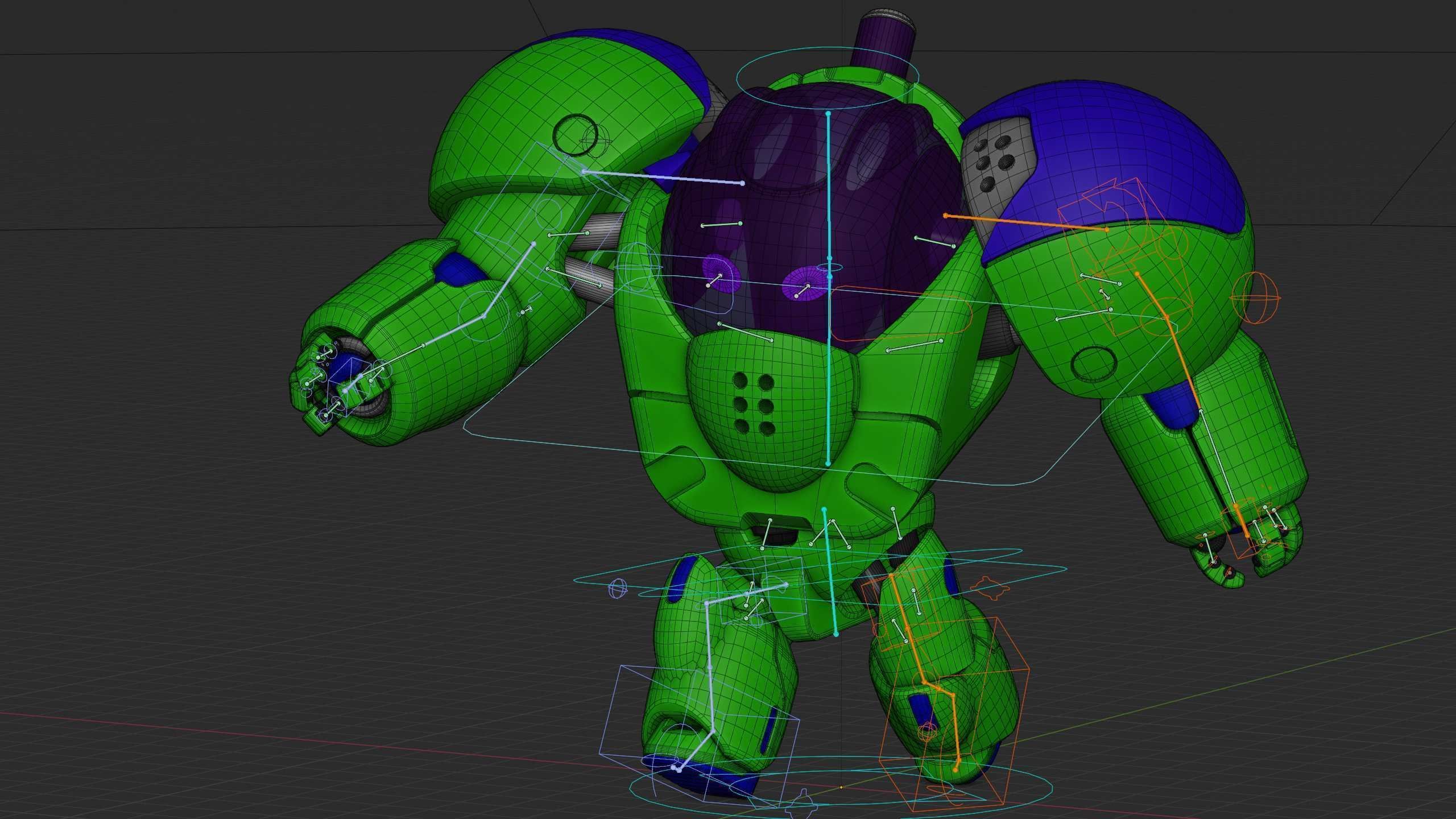 TOY BOT CYCLON B  Rigged for Unreal Engine - Unity - MIXAMO  3D model_37
