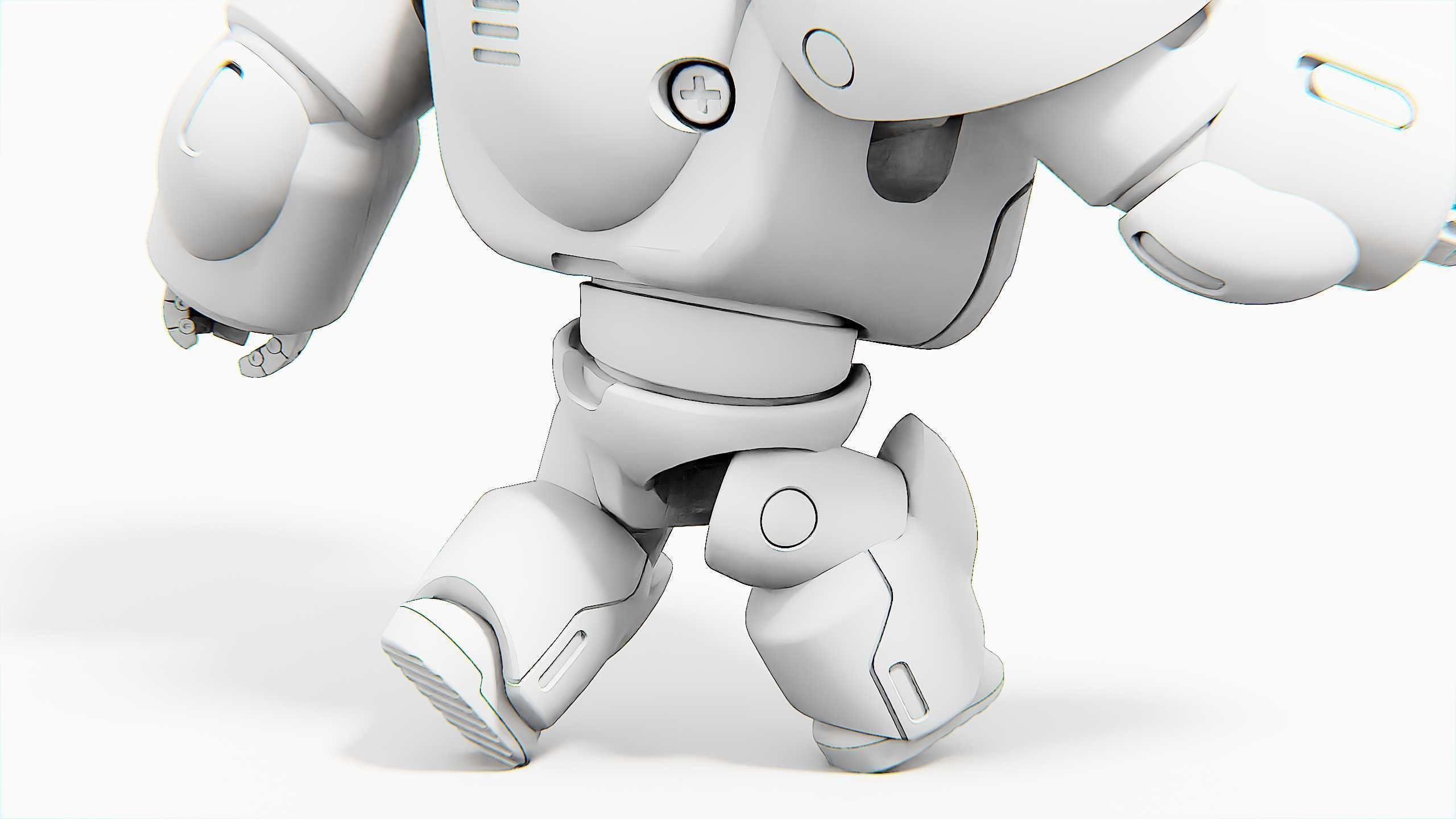 TOY BOT CYCLON B  Rigged for Unreal Engine - Unity - MIXAMO  3D model_34