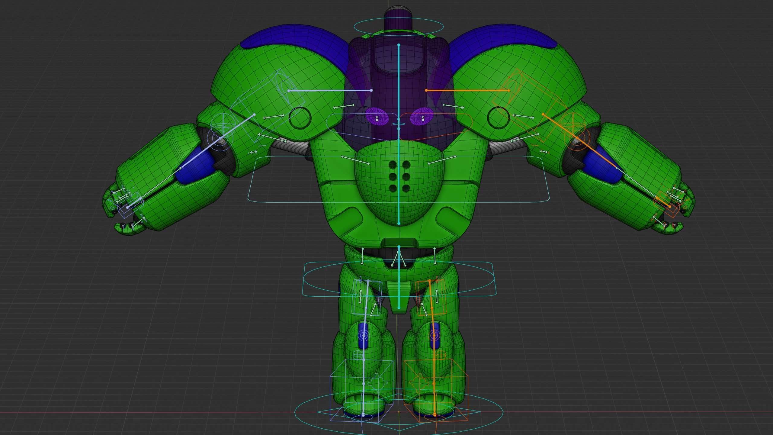TOY BOT CYCLON B  Rigged for Unreal Engine - Unity - MIXAMO  3D model_39