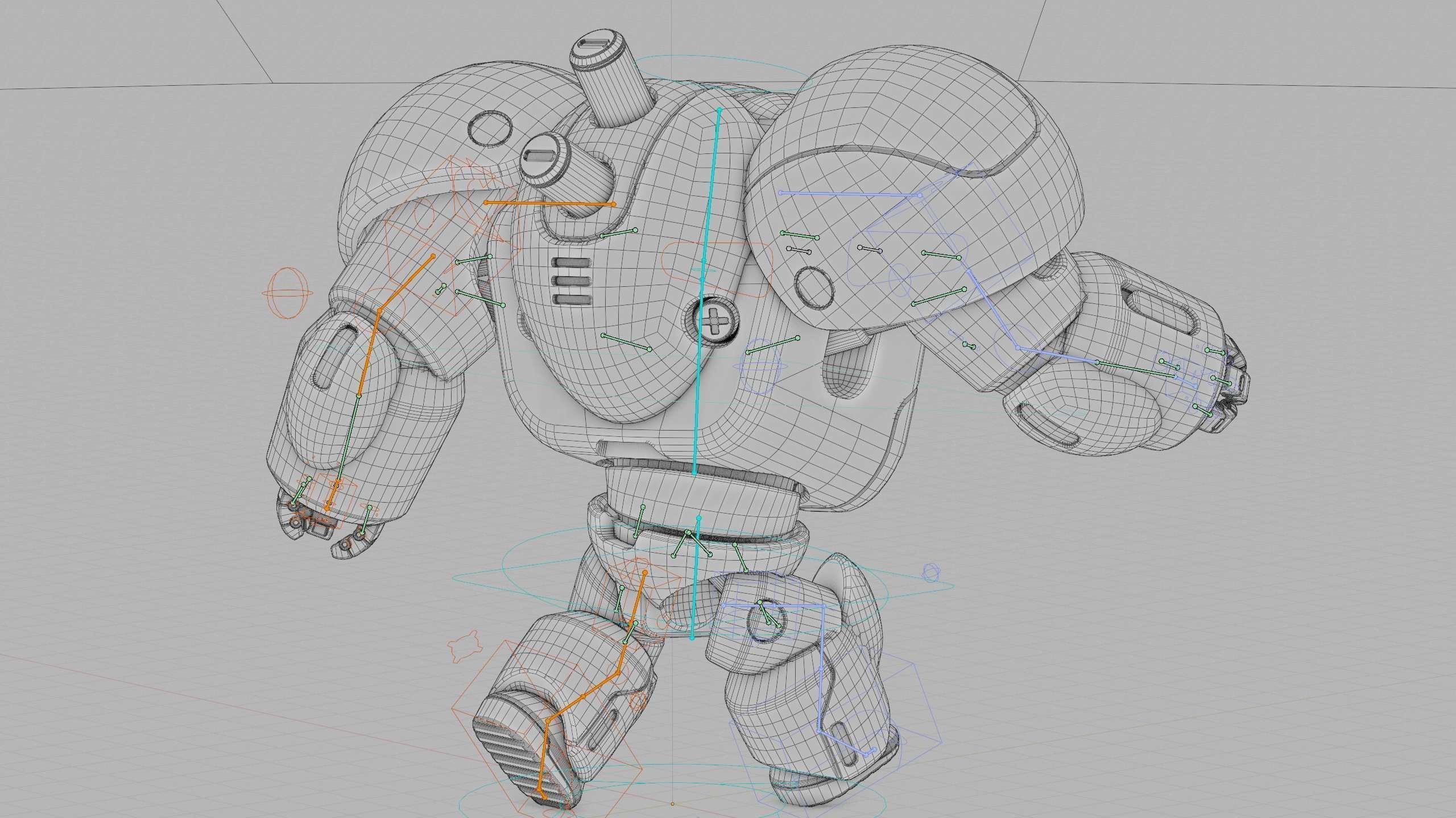 TOY BOT CYCLON B  Rigged for Unreal Engine - Unity - MIXAMO  3D model_41
