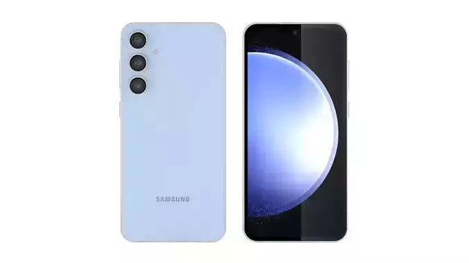Samsung Galaxy S23 FE Indigo 3D model
