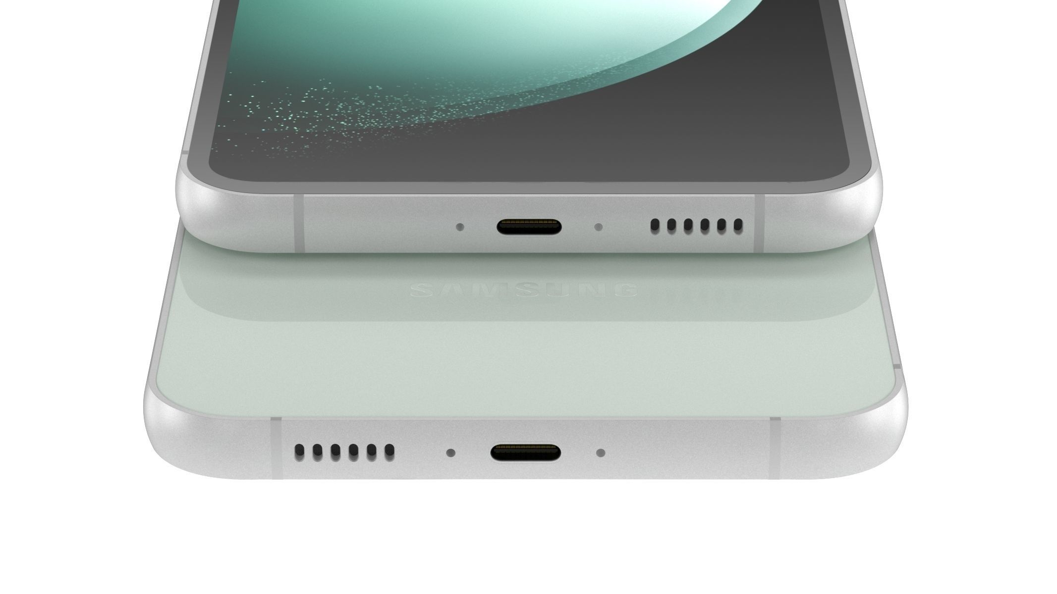 Samsung Galaxy S23 FE Mint 3D model_9