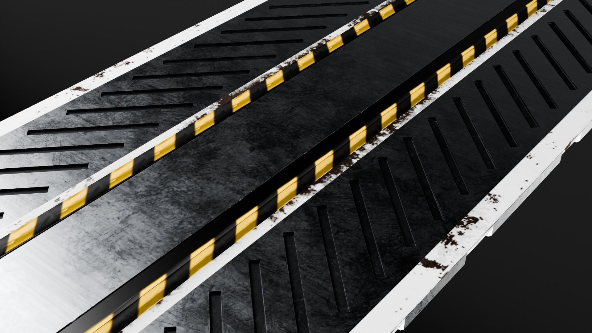 Iron floor Game Assets item1 Free 3D model_2