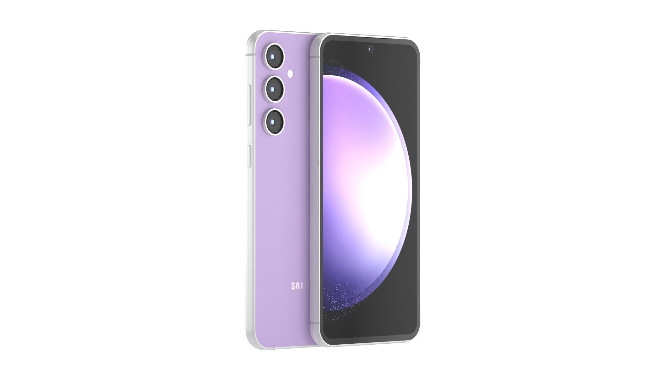 Samsung Galaxy S23 FE Purple 3D model_1