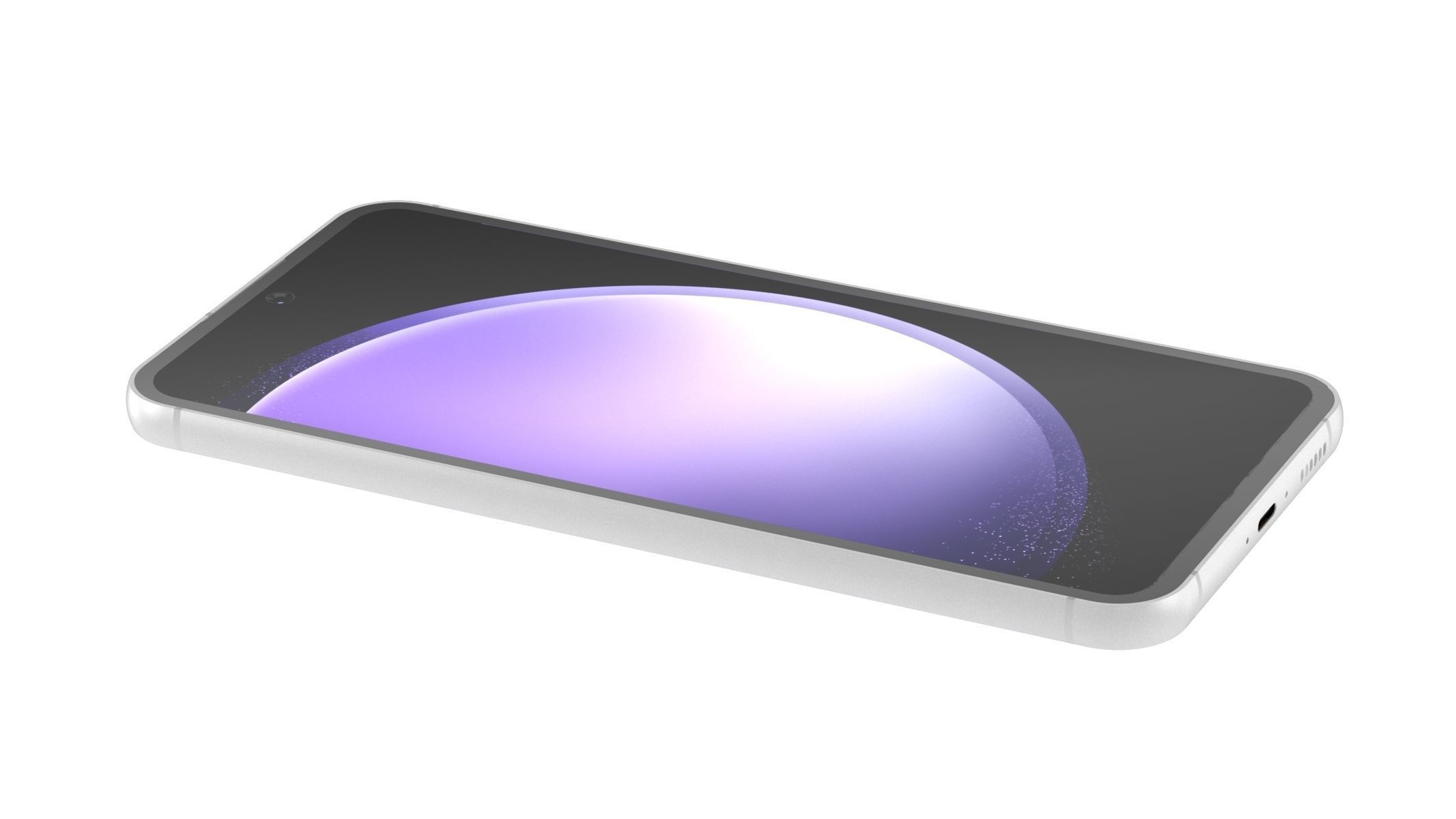 Samsung Galaxy S23 FE Purple 3D model_4