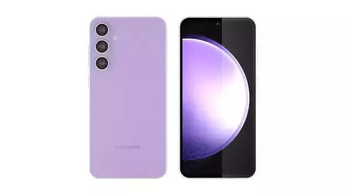 Samsung Galaxy S23 FE Purple 3D model