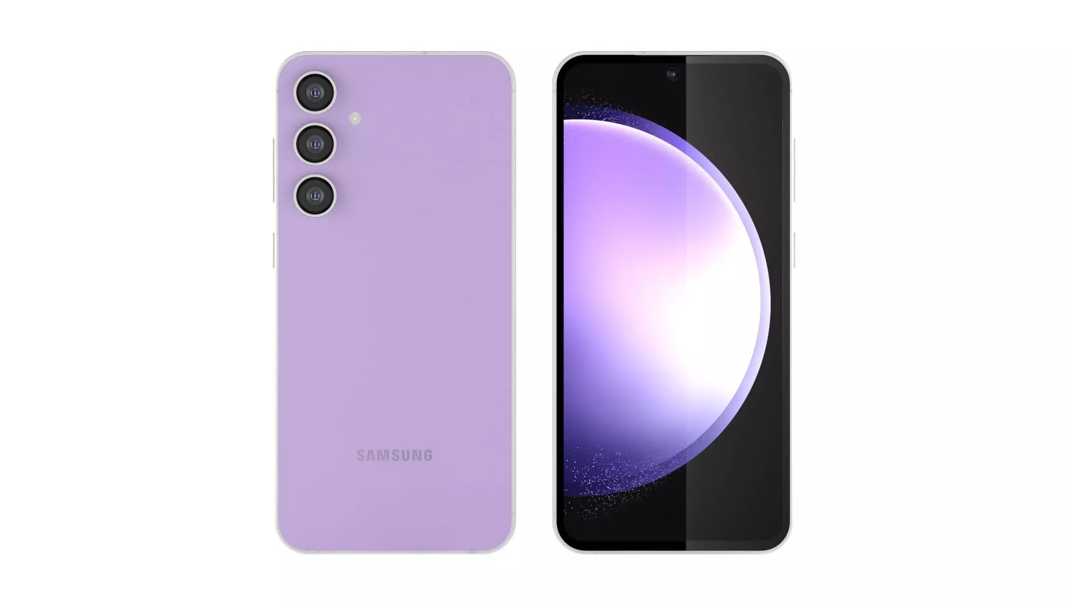 Samsung Galaxy S23 FE Purple 3D model_0