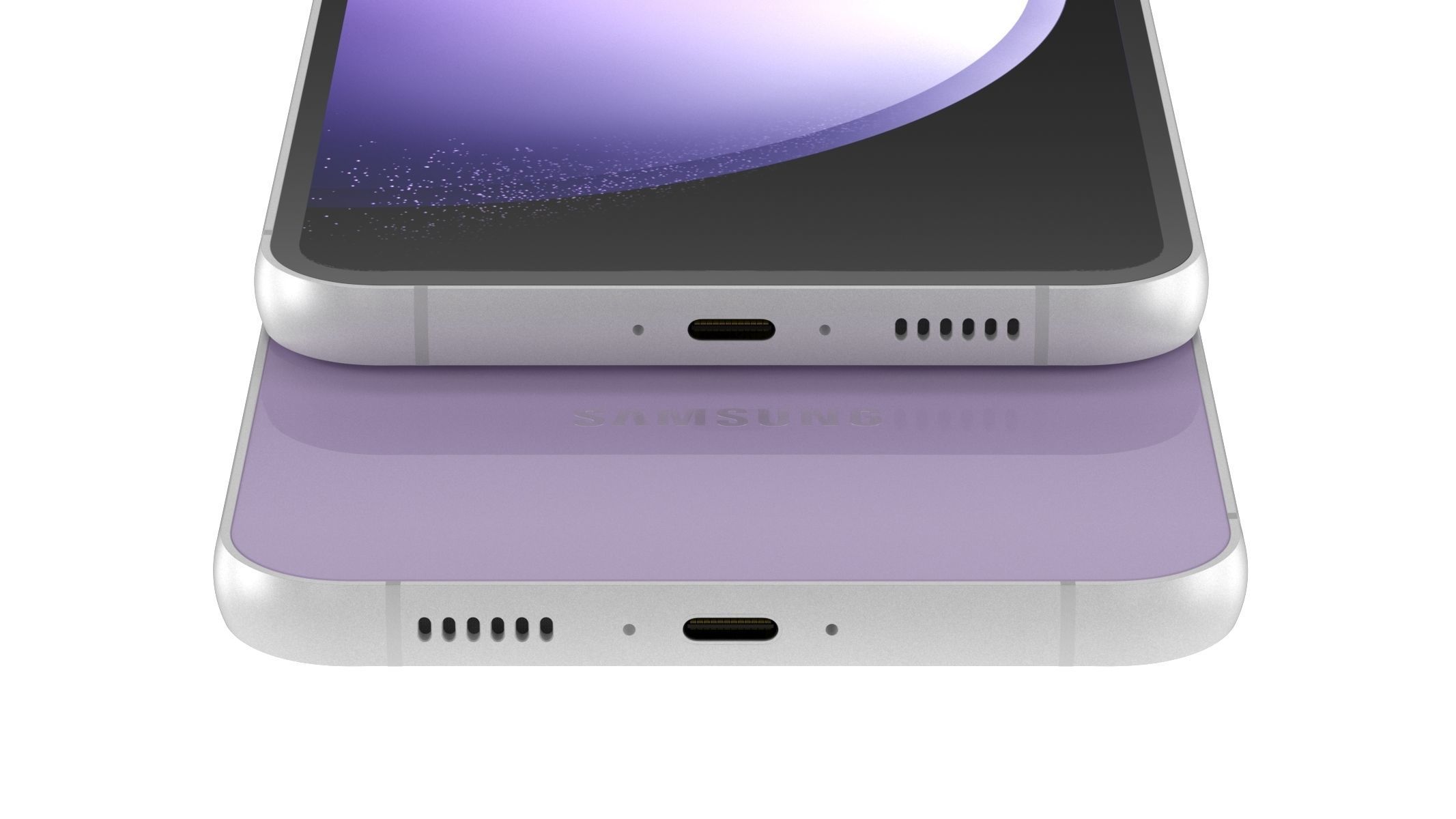 Samsung Galaxy S23 FE Purple 3D model_9