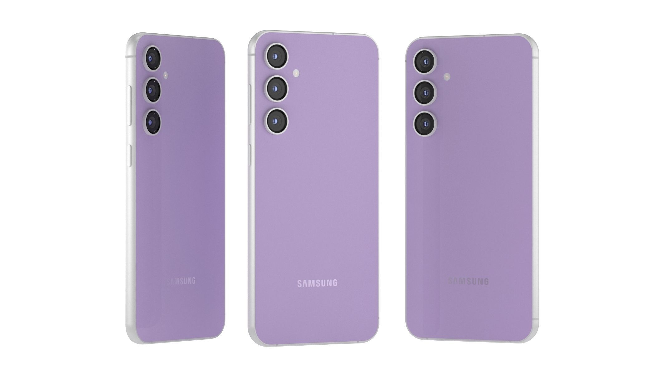 Samsung Galaxy S23 FE Purple 3D model_8