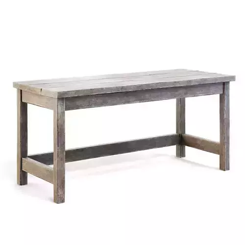 Old Wooden Table 3D model