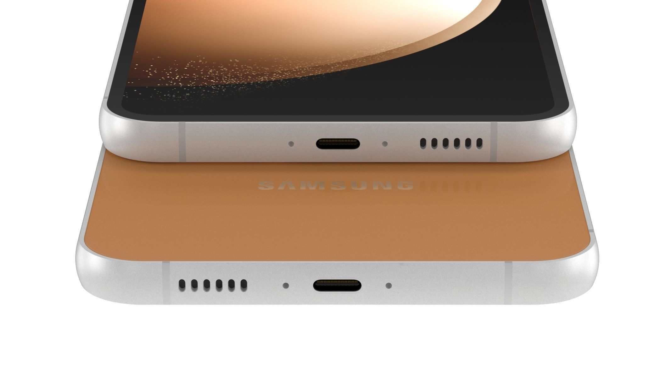 Samsung Galaxy S23 FE Tangerine 3D model_9