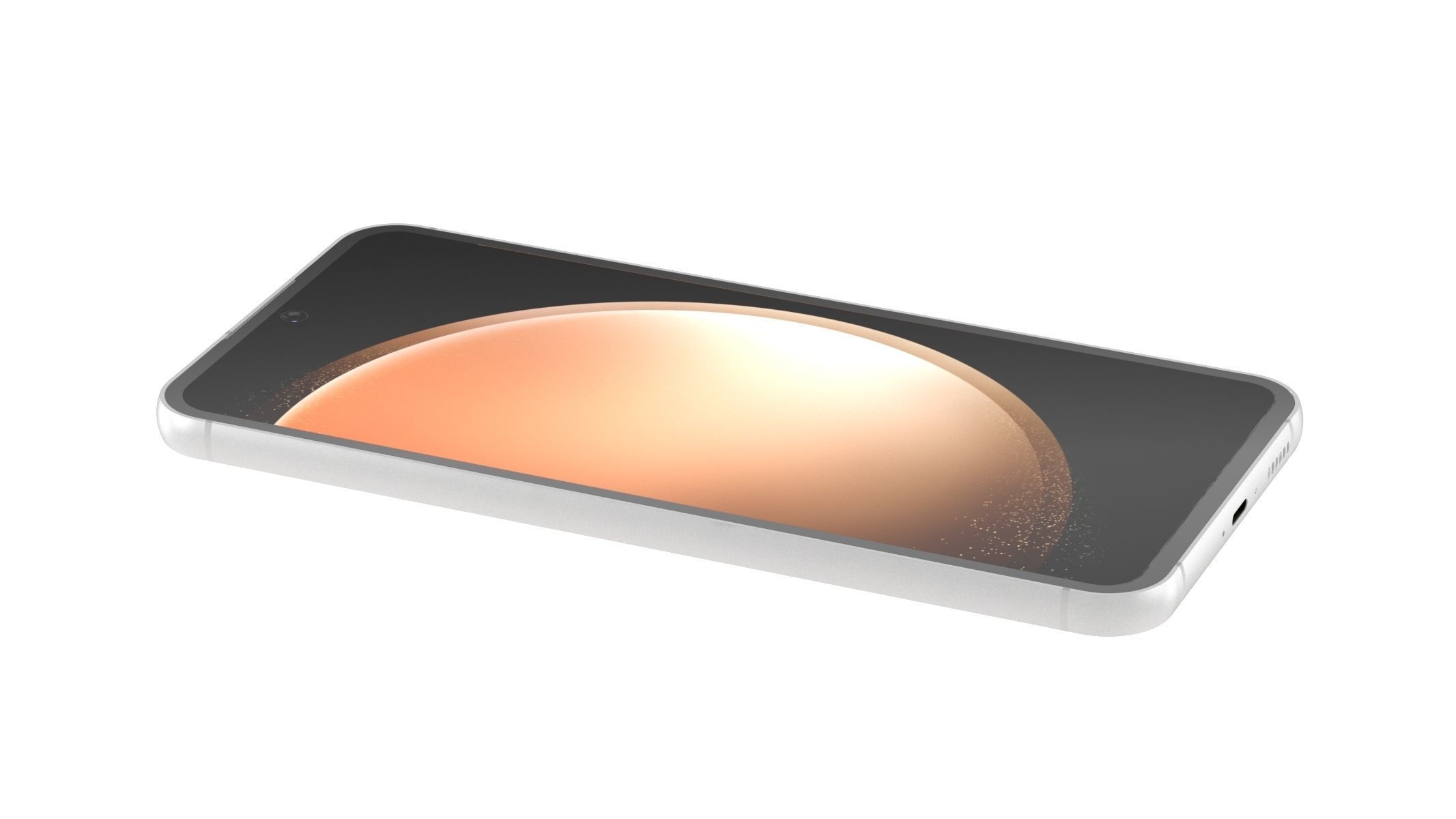 Samsung Galaxy S23 FE Tangerine 3D model_4