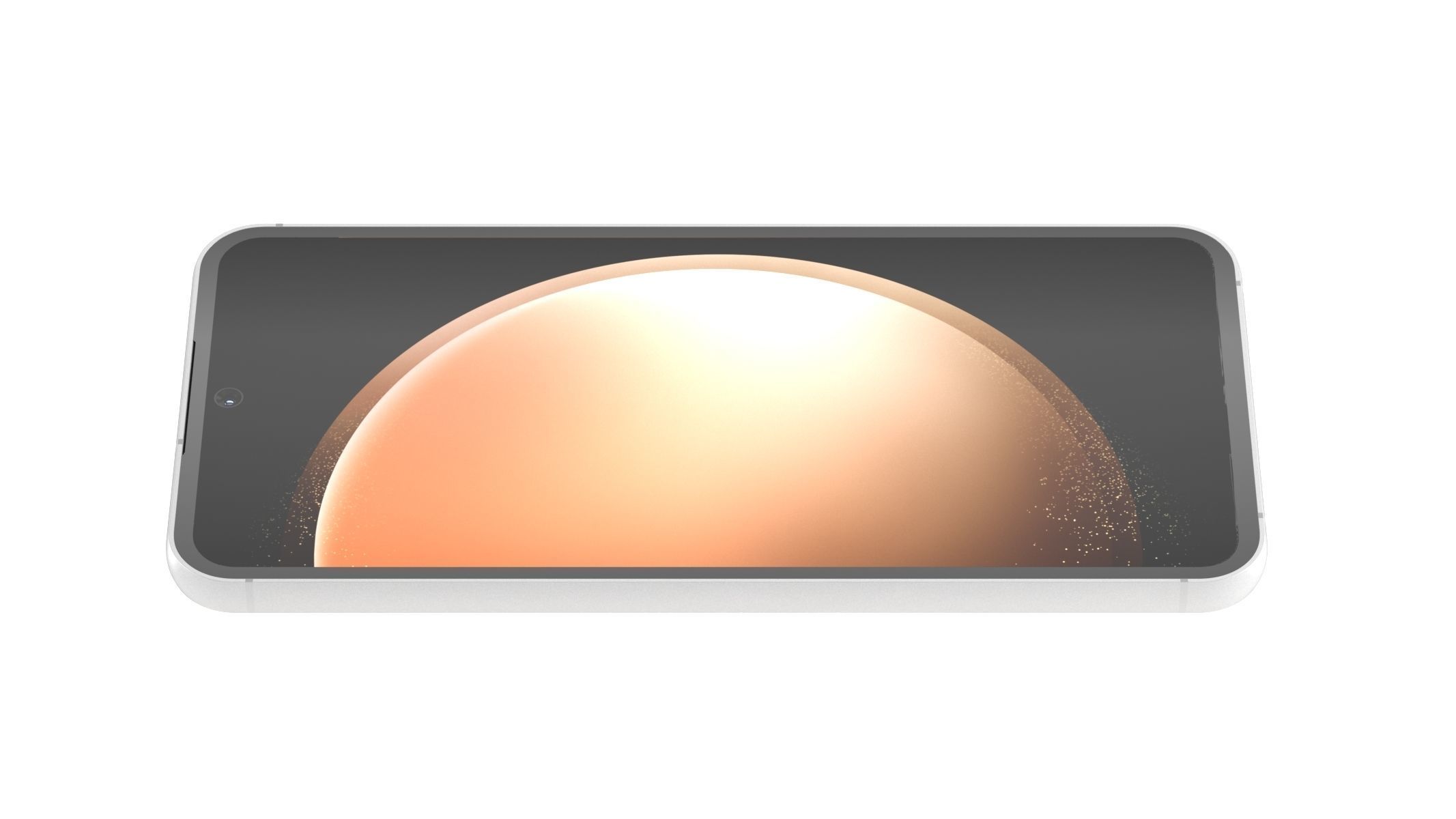 Samsung Galaxy S23 FE Tangerine 3D model_3