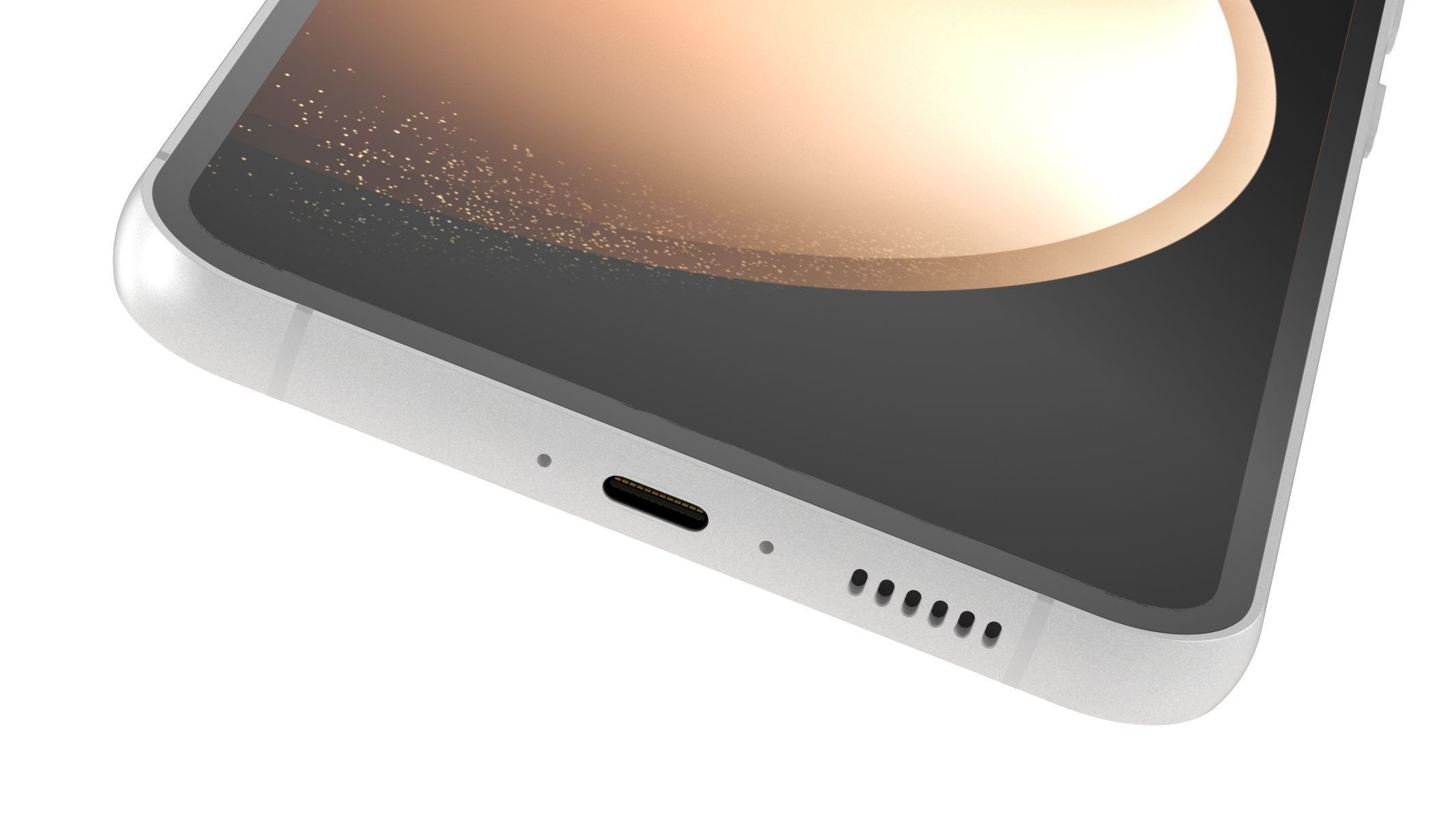 Samsung Galaxy S23 FE Tangerine 3D model_5