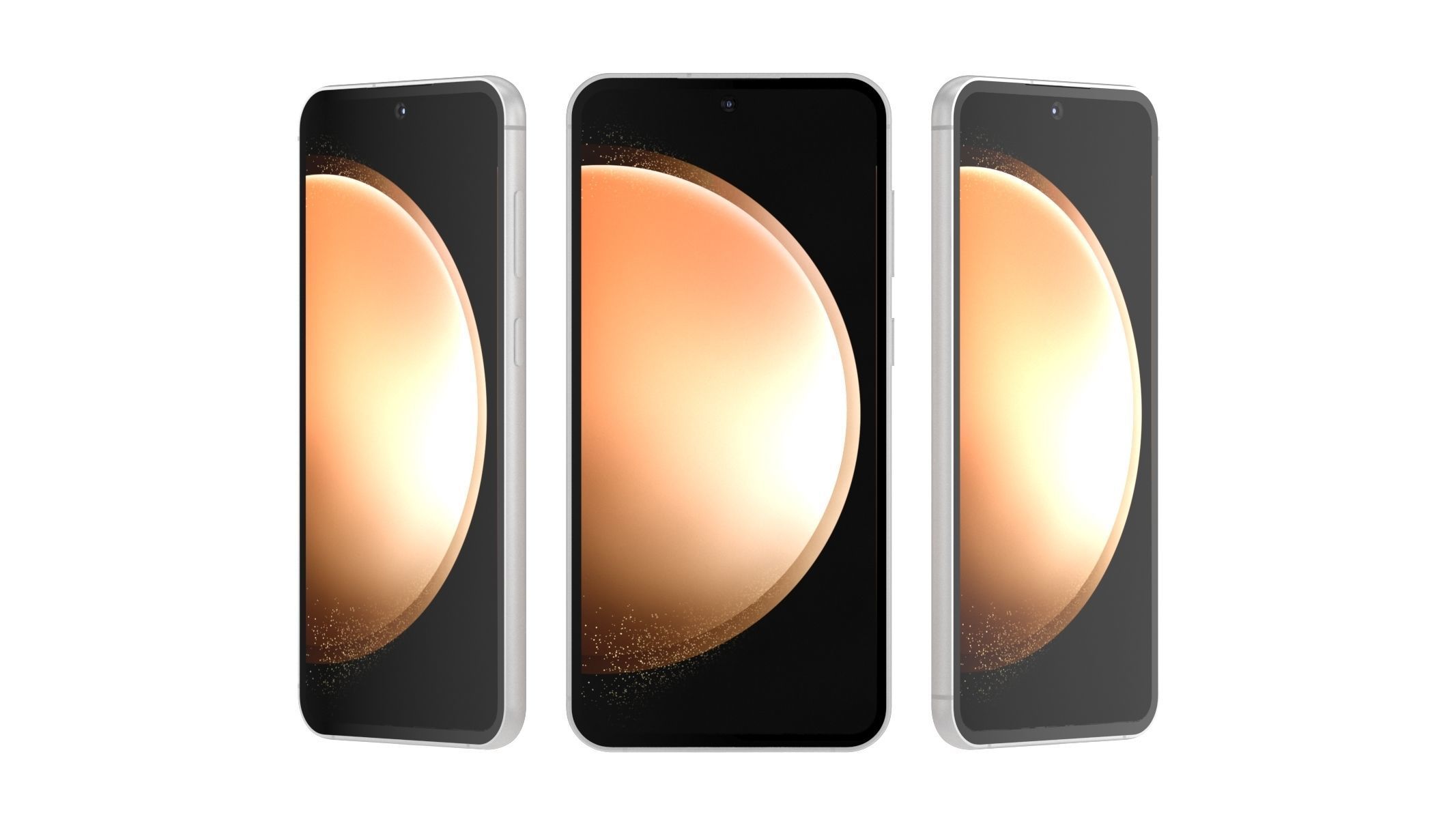 Samsung Galaxy S23 FE Tangerine 3D model_7