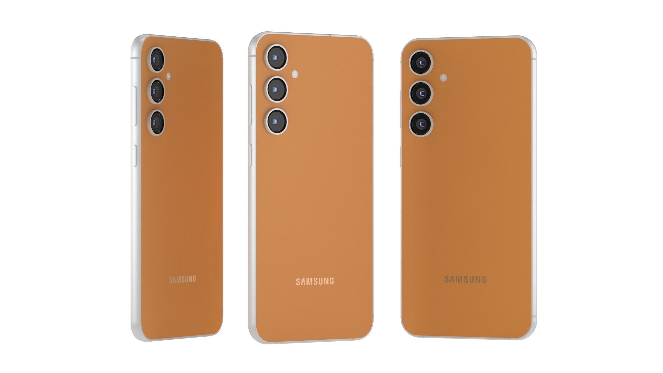 Samsung Galaxy S23 FE Tangerine 3D model_8