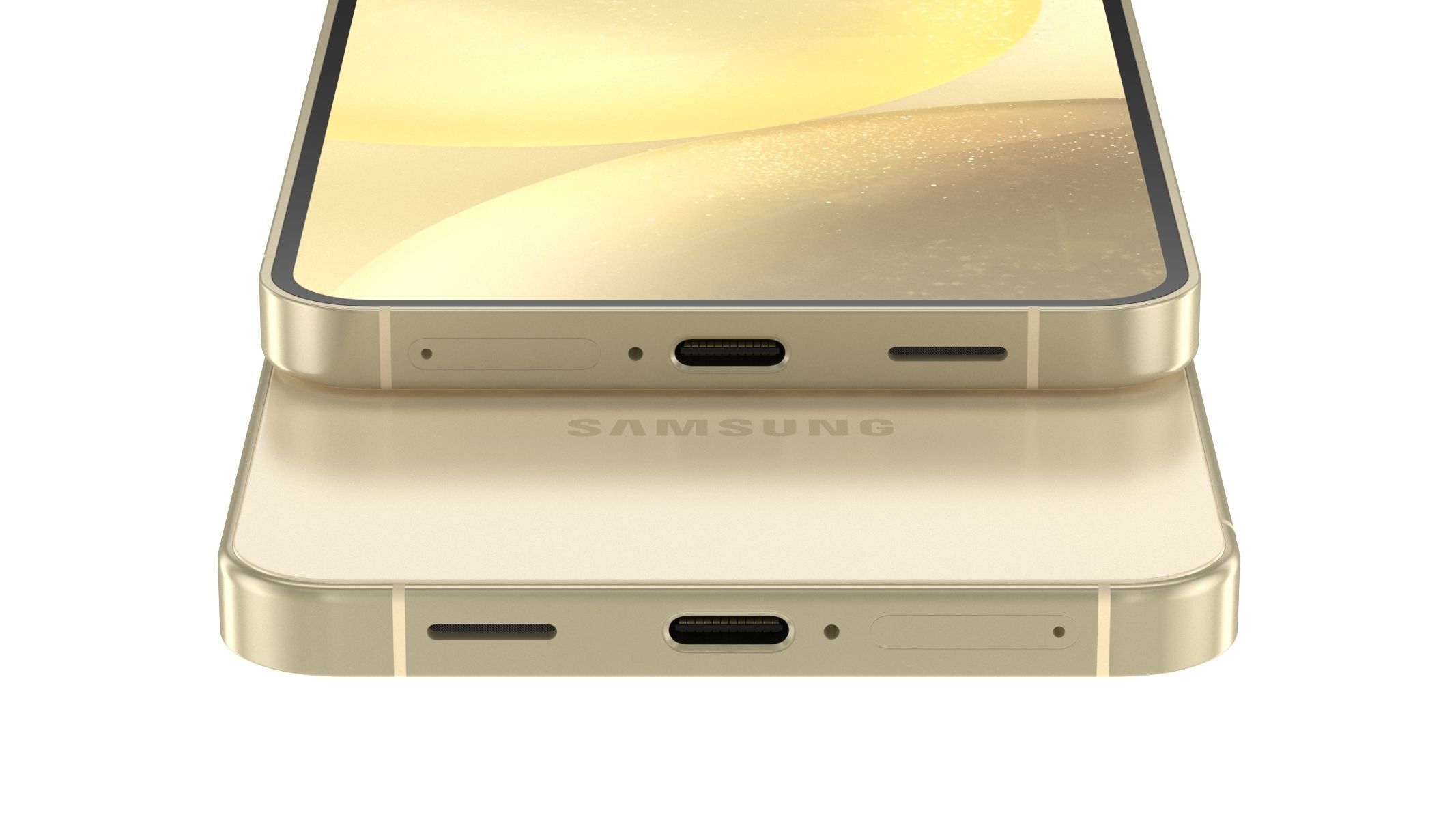 Samsung Galaxy S24 Amber Yellow 3D model_9