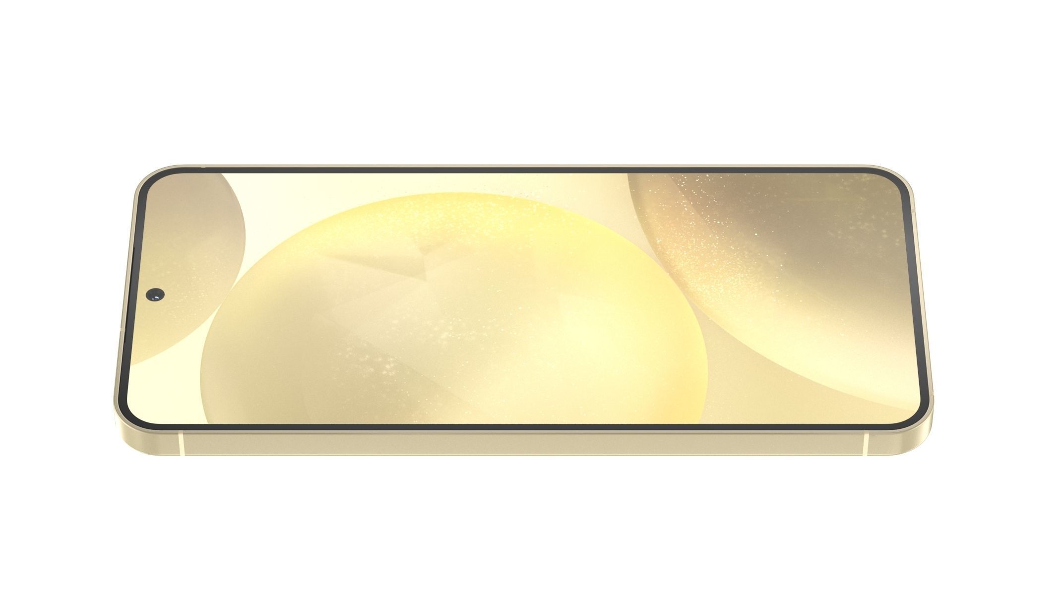 Samsung Galaxy S24 Amber Yellow 3D model_3