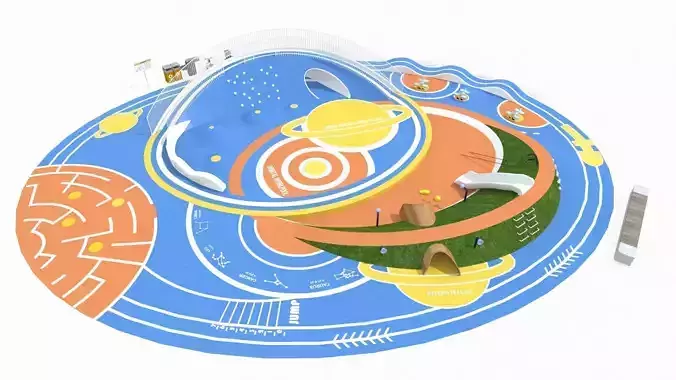 Interstellar Travel Theme Playground