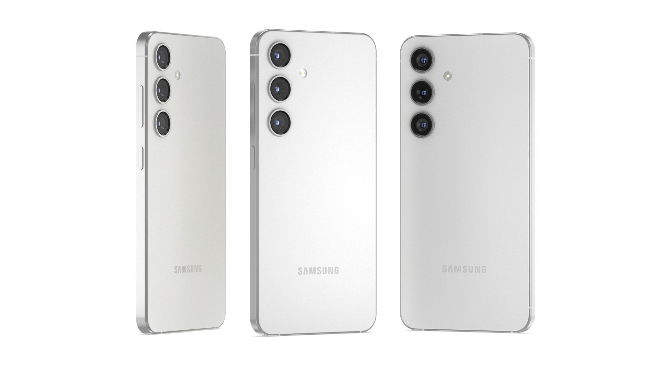 Samsung Galaxy S24 Marble Grey 3D model_8