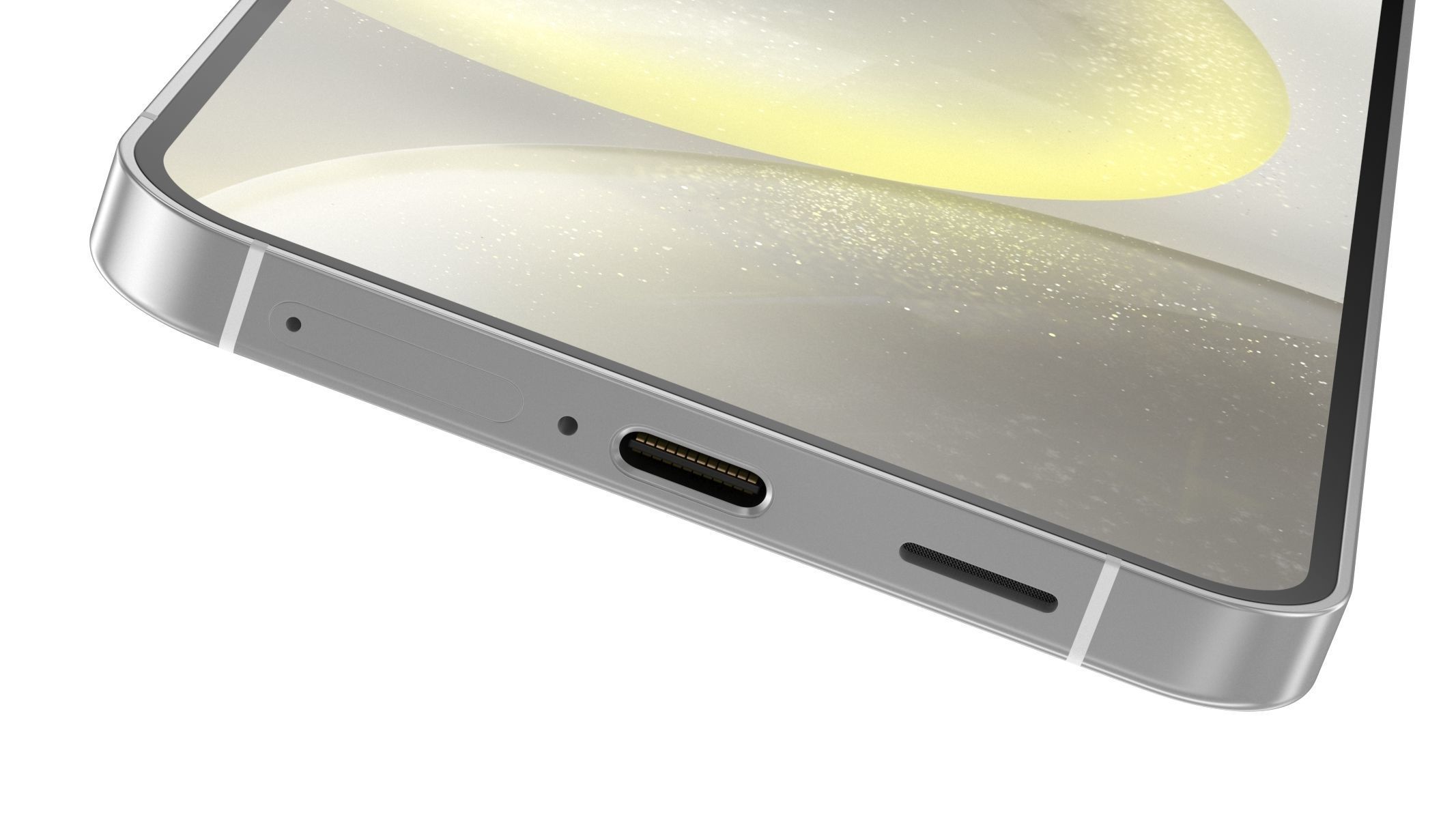 Samsung Galaxy S24 Marble Grey 3D model_5