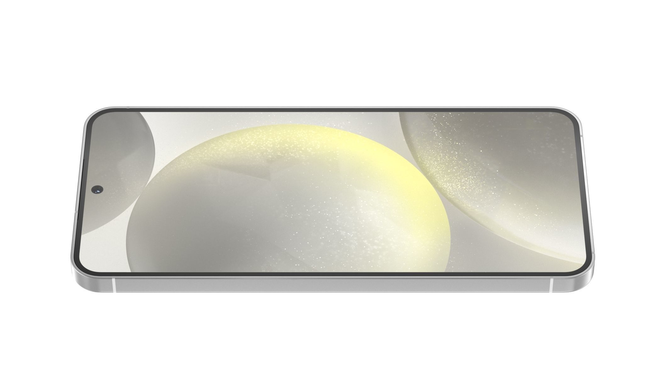 Samsung Galaxy S24 Marble Grey 3D model_3