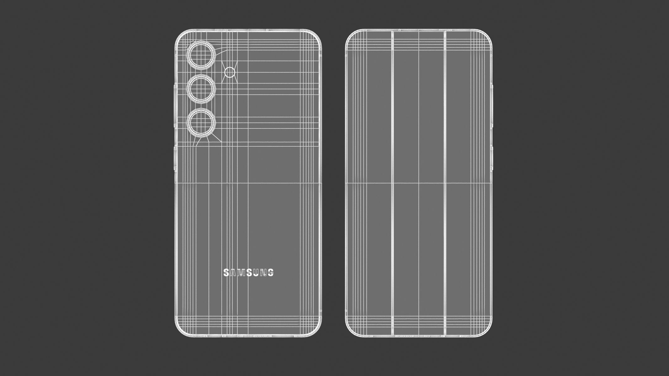 Samsung Galaxy S24 Marble Grey 3D model_10