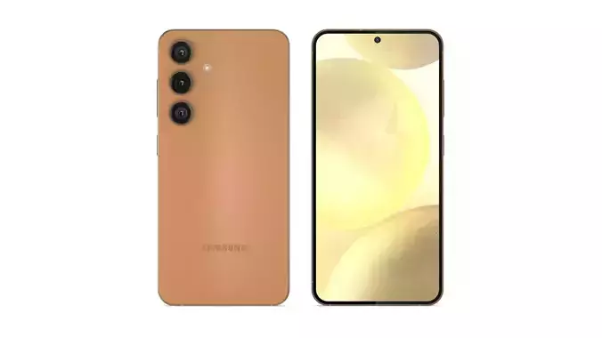Samsung Galaxy S24 Sandstone Orange 3D model