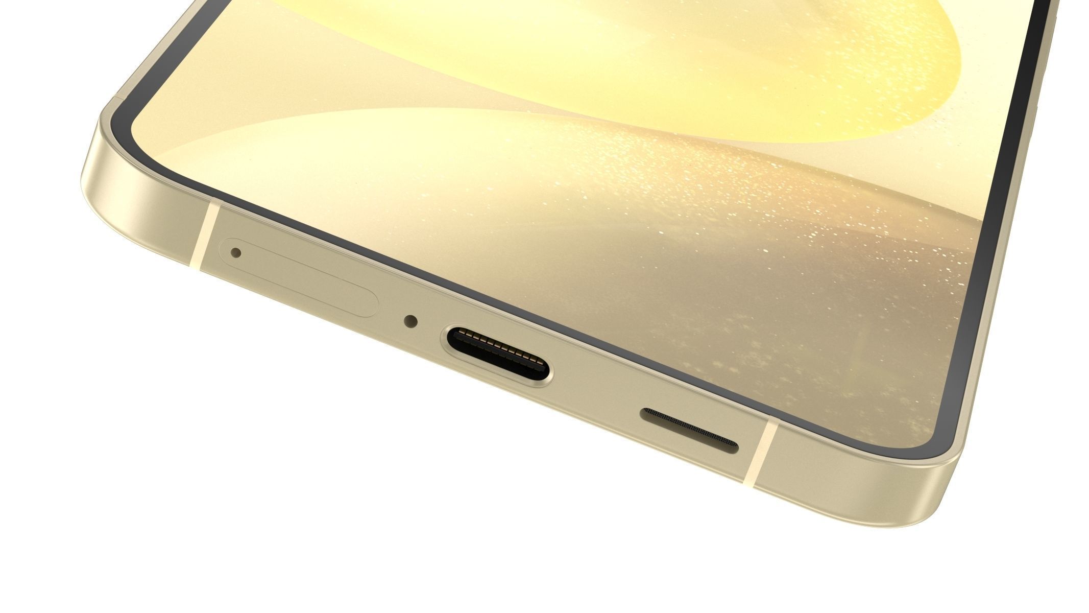 Samsung Galaxy S24 Plus Amber Yellow 3D model_5