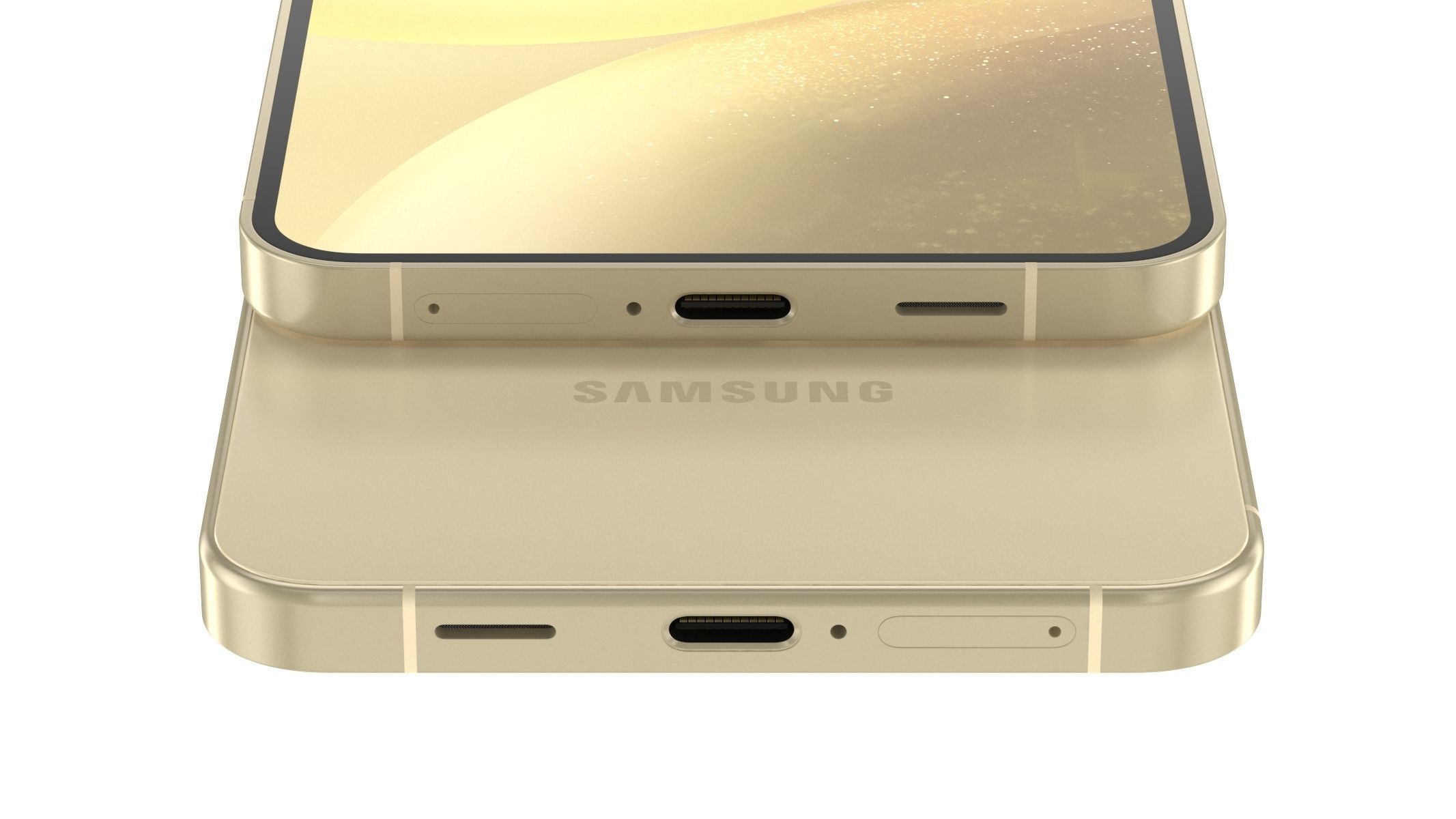 Samsung Galaxy S24 Plus Amber Yellow 3D model_9