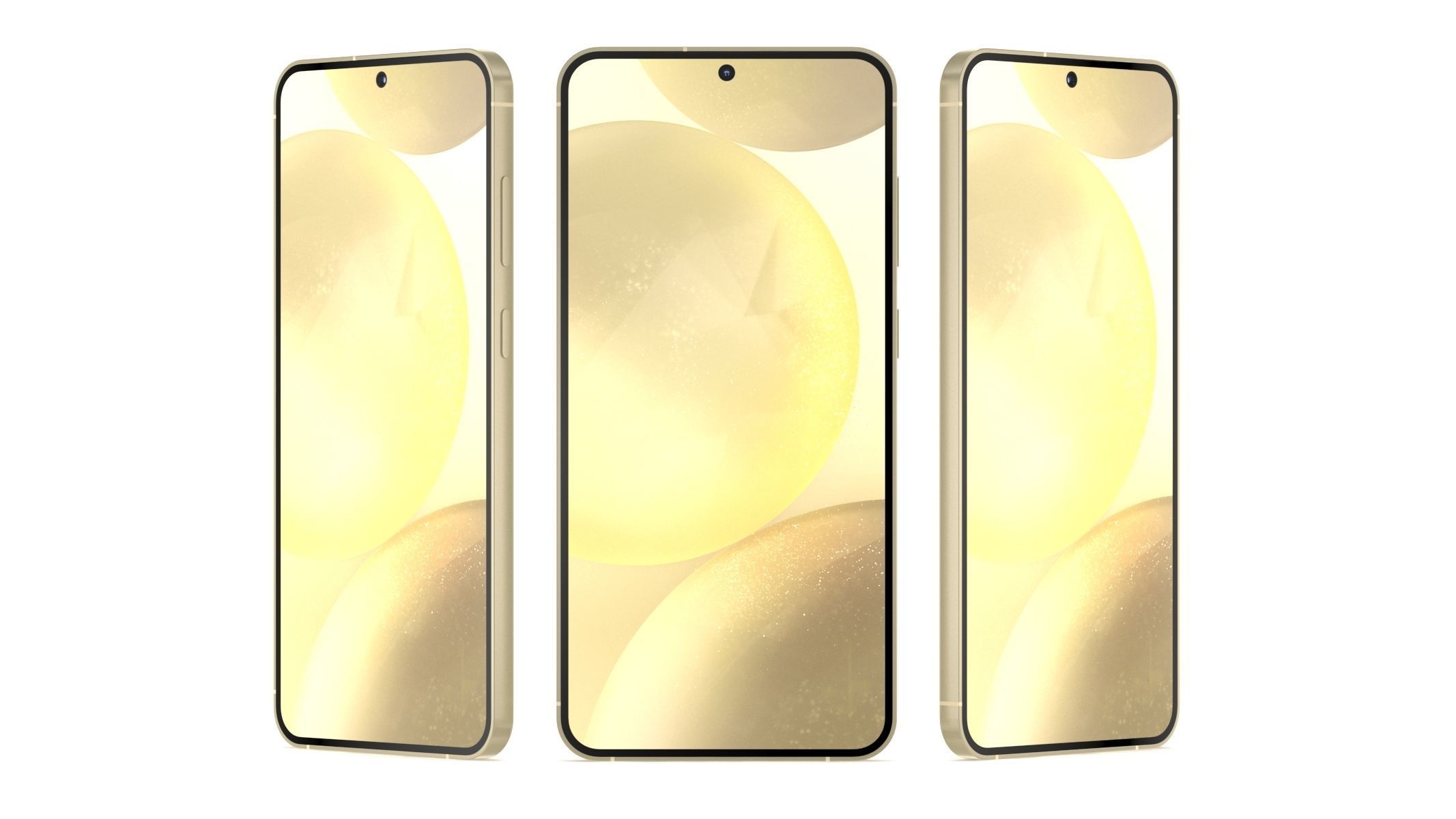 Samsung Galaxy S24 Plus Amber Yellow 3D model_7