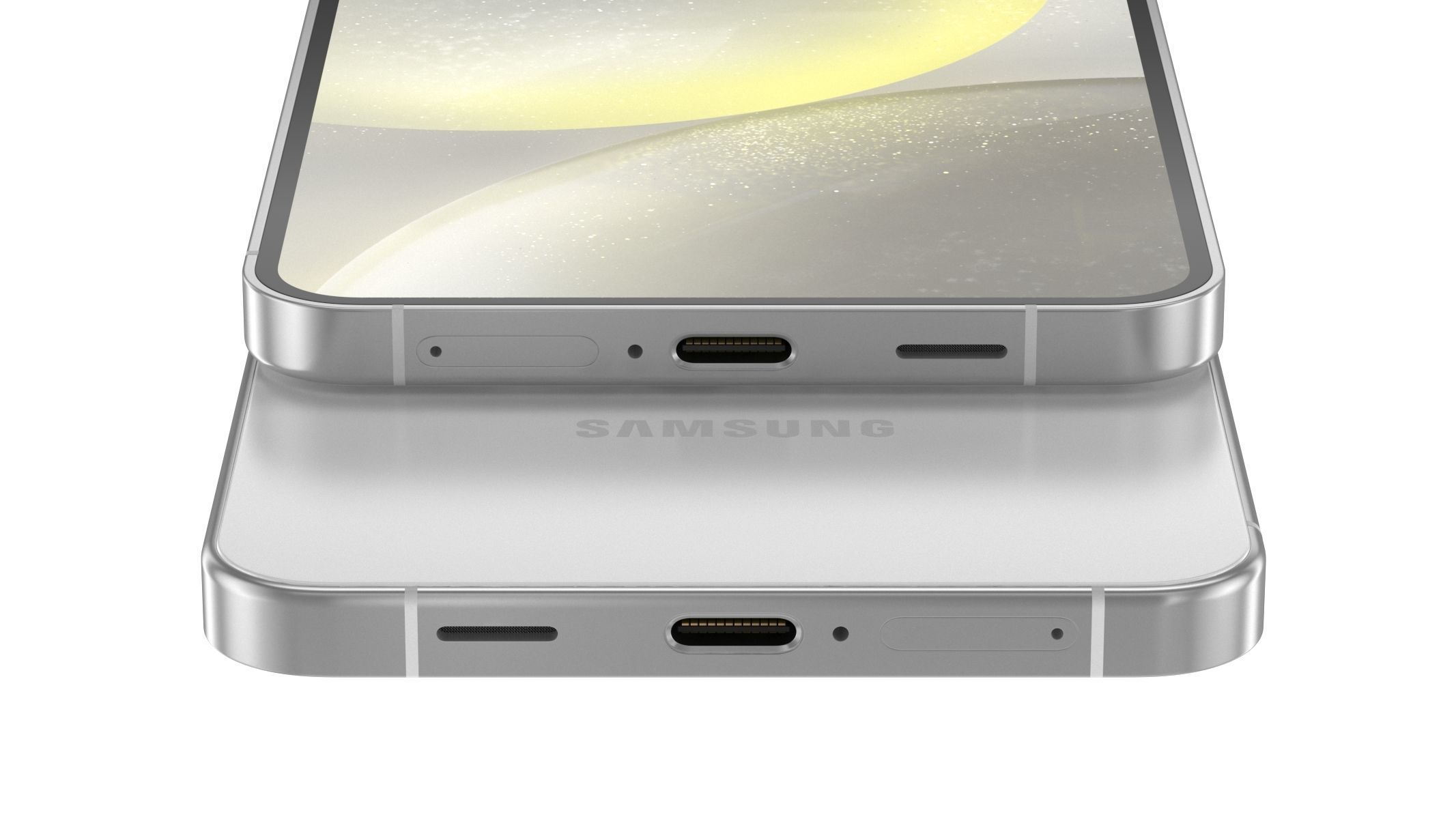 Samsung Galaxy S24 Plus Marble Grey 3D model_9