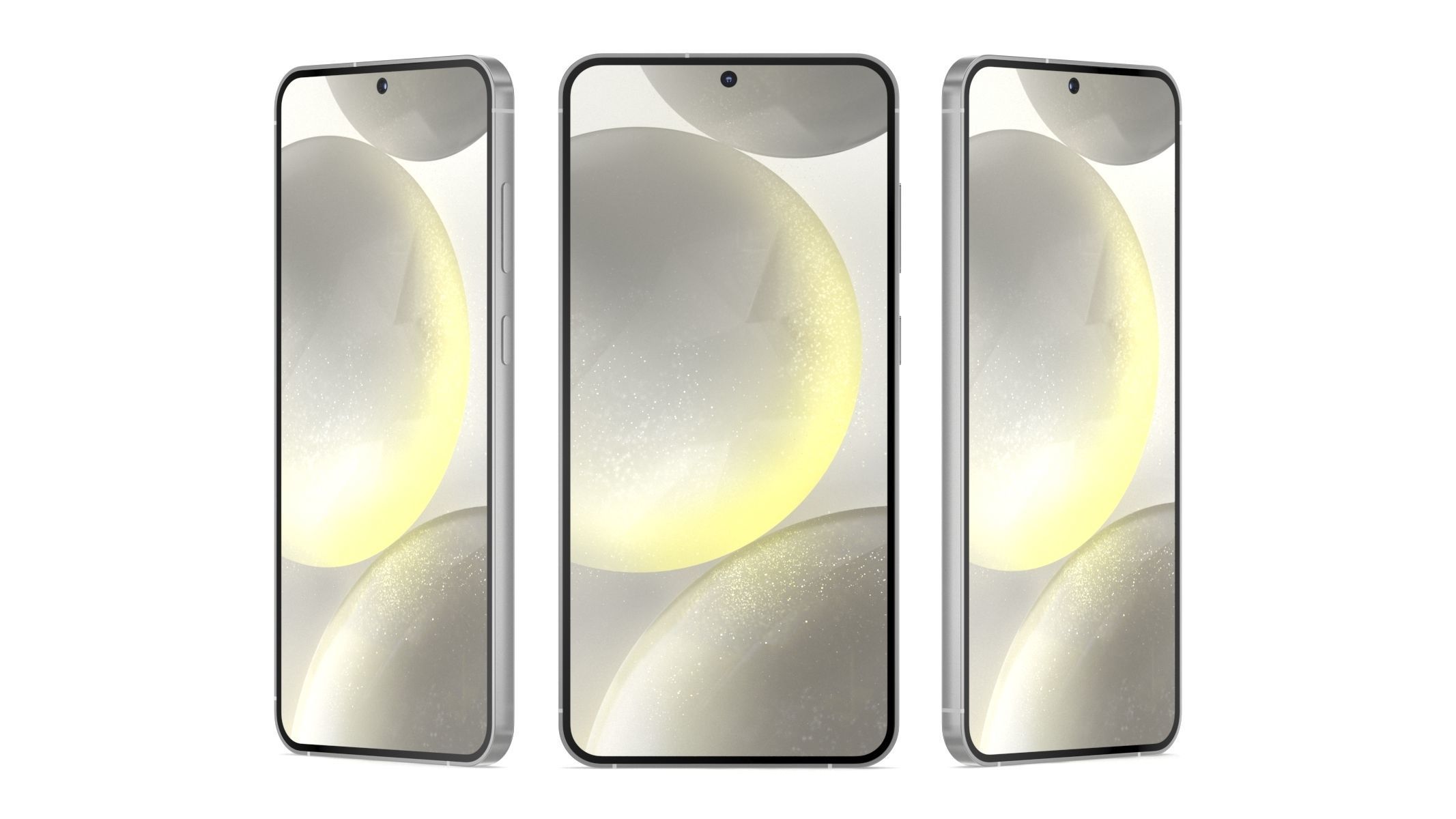 Samsung Galaxy S24 Plus Marble Grey 3D model_7