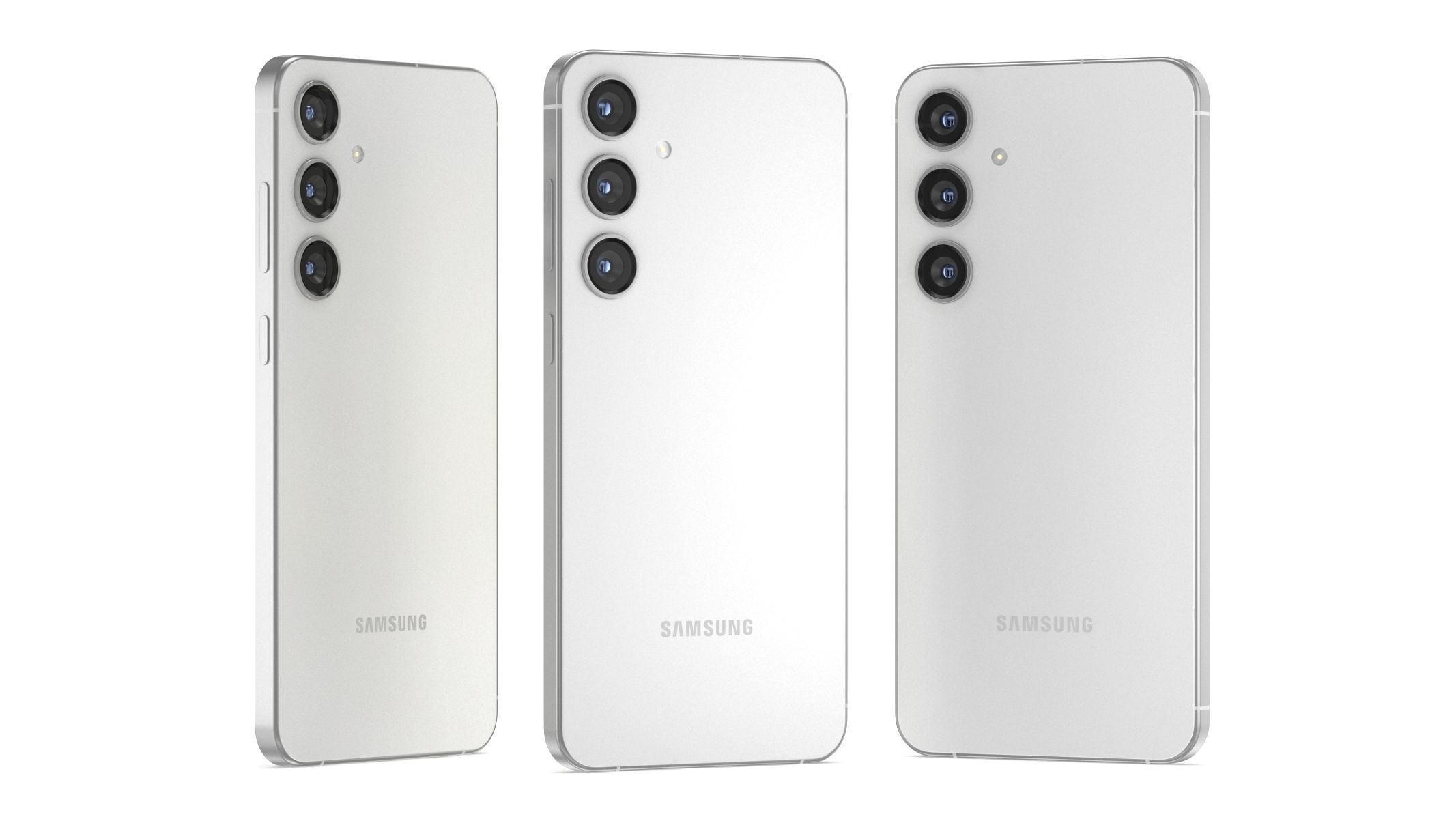 Samsung Galaxy S24 Plus Marble Grey 3D model_8